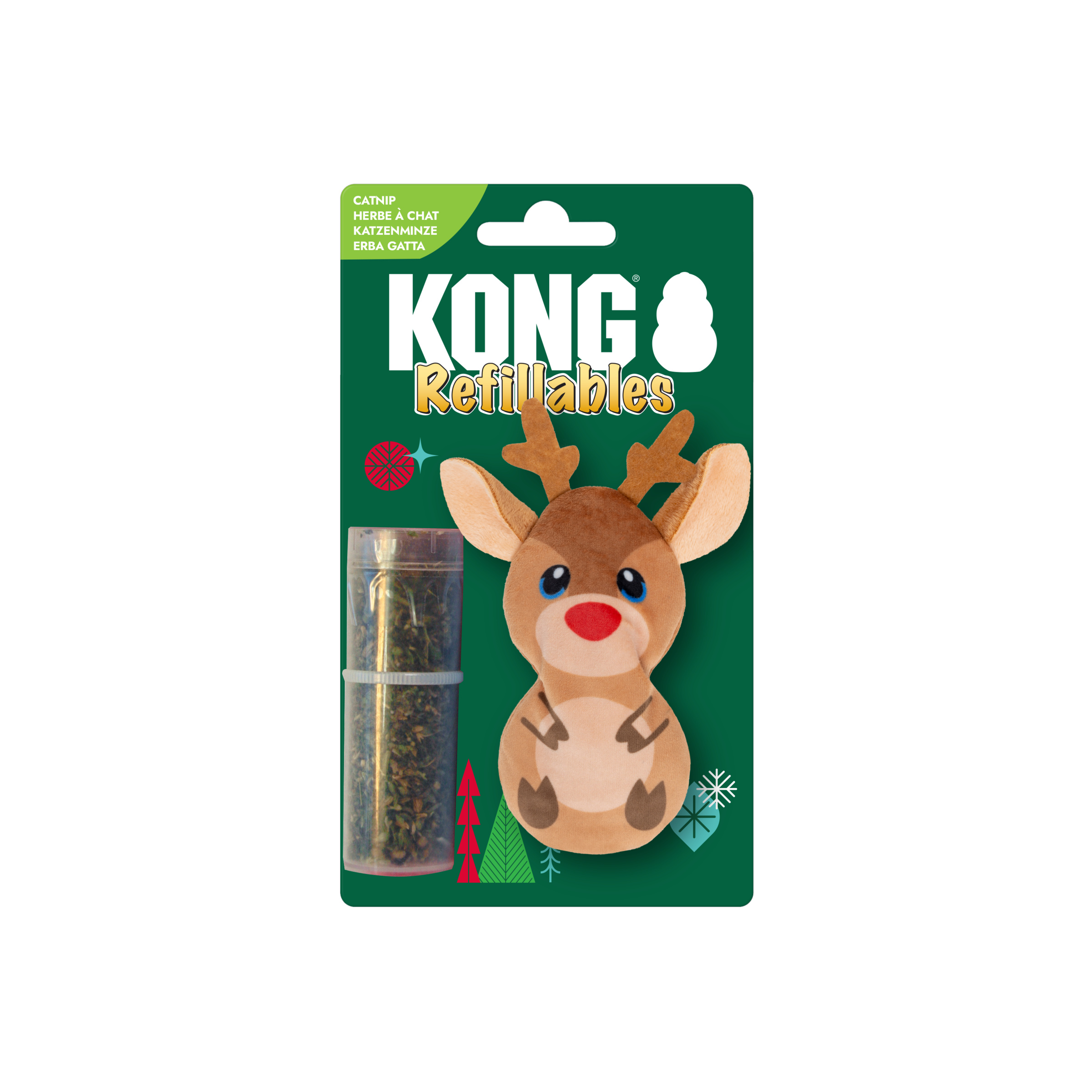 Holiday Refillables Reindeer Kattleksak