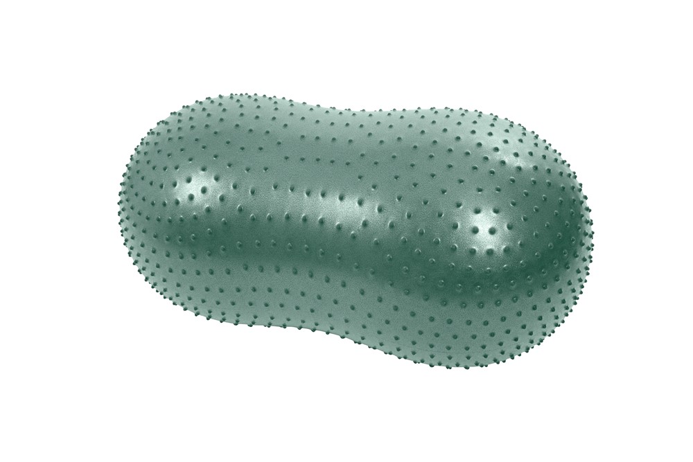 Physio Tactile Peanut balanskudde Grön 50cm