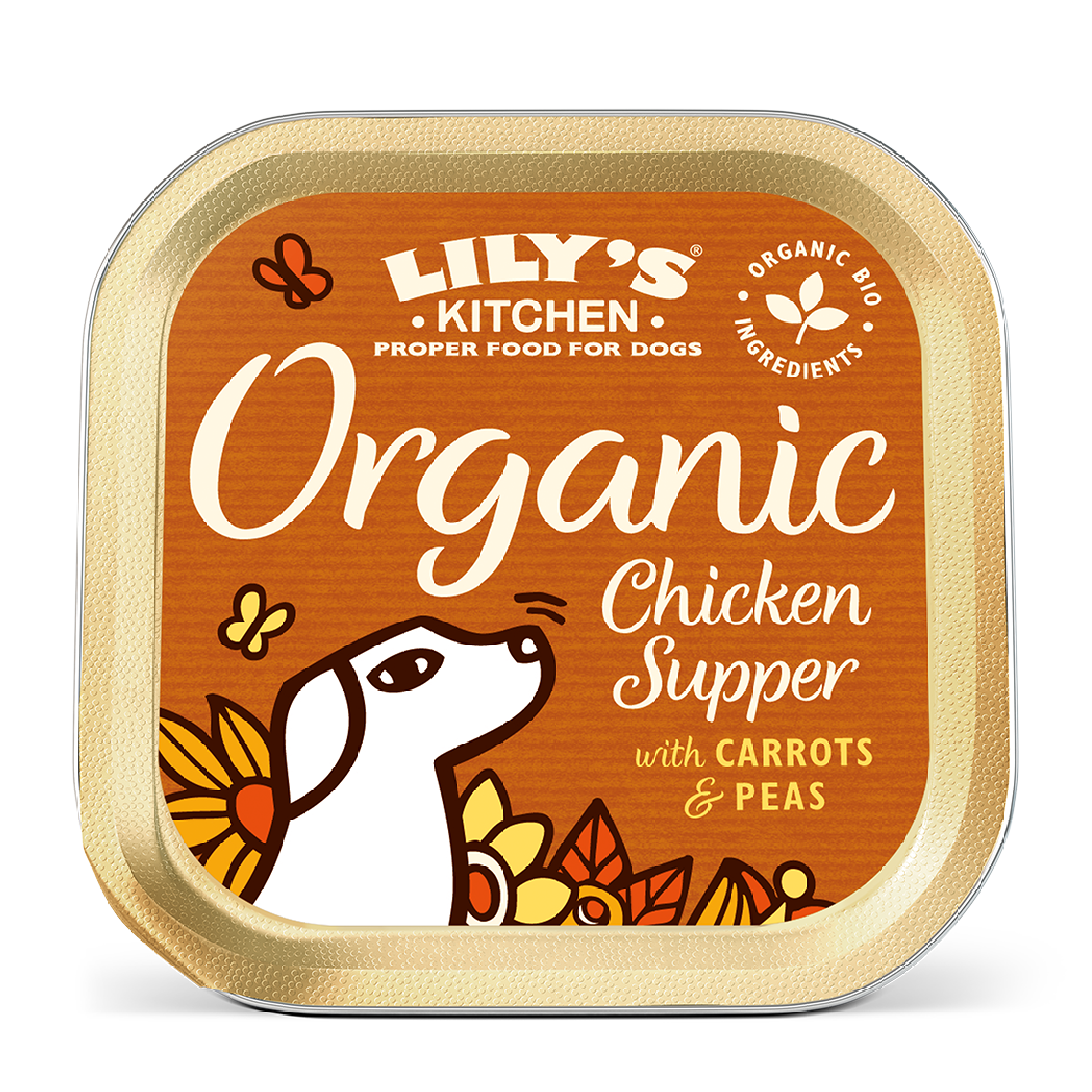 Organic Chicken Supper V&aring;tfoder f&ouml;r hund 150g