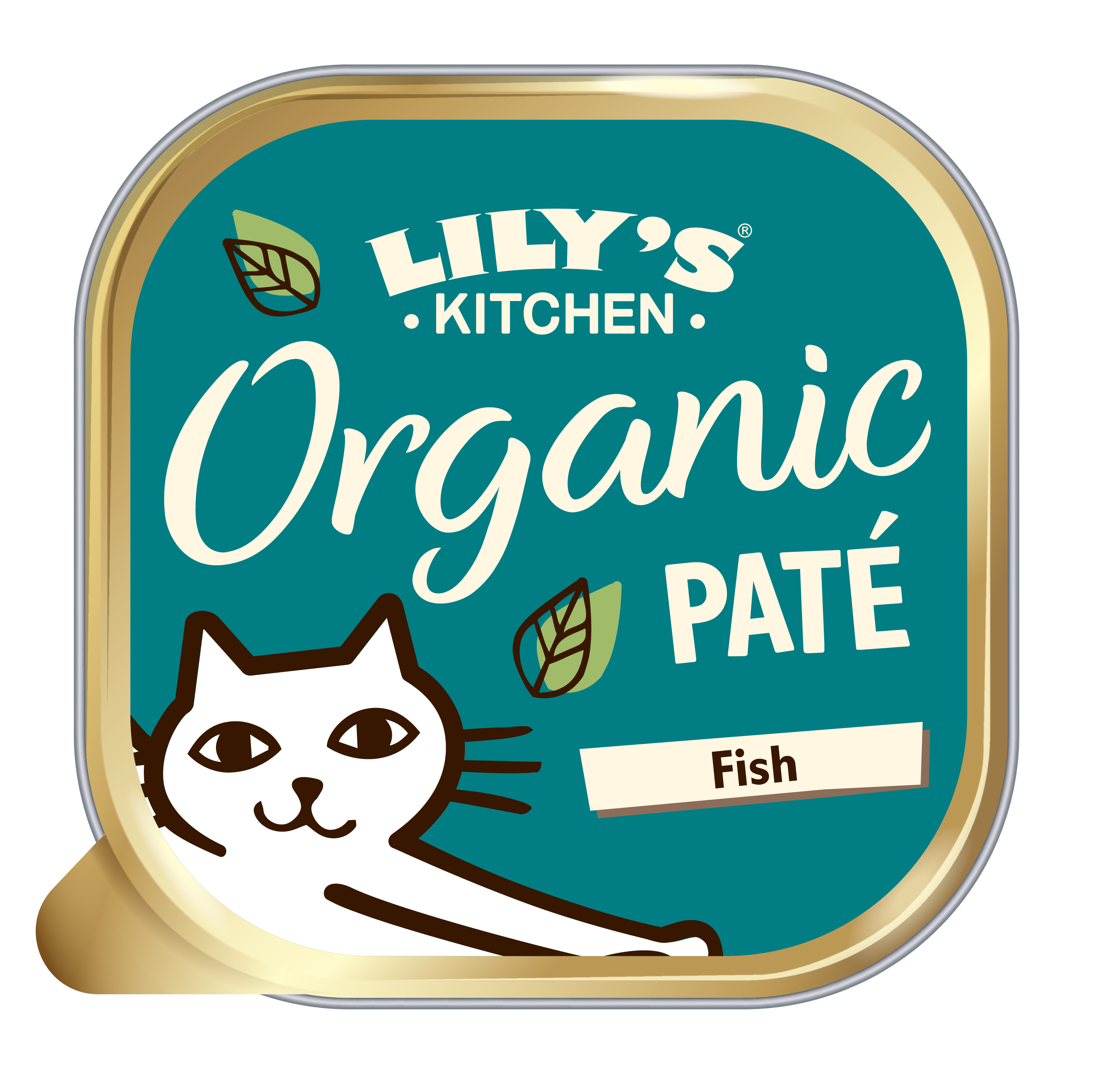 Organic Fish Pat&eacute; V&aring;tfoder f&ouml;r katt 85g
