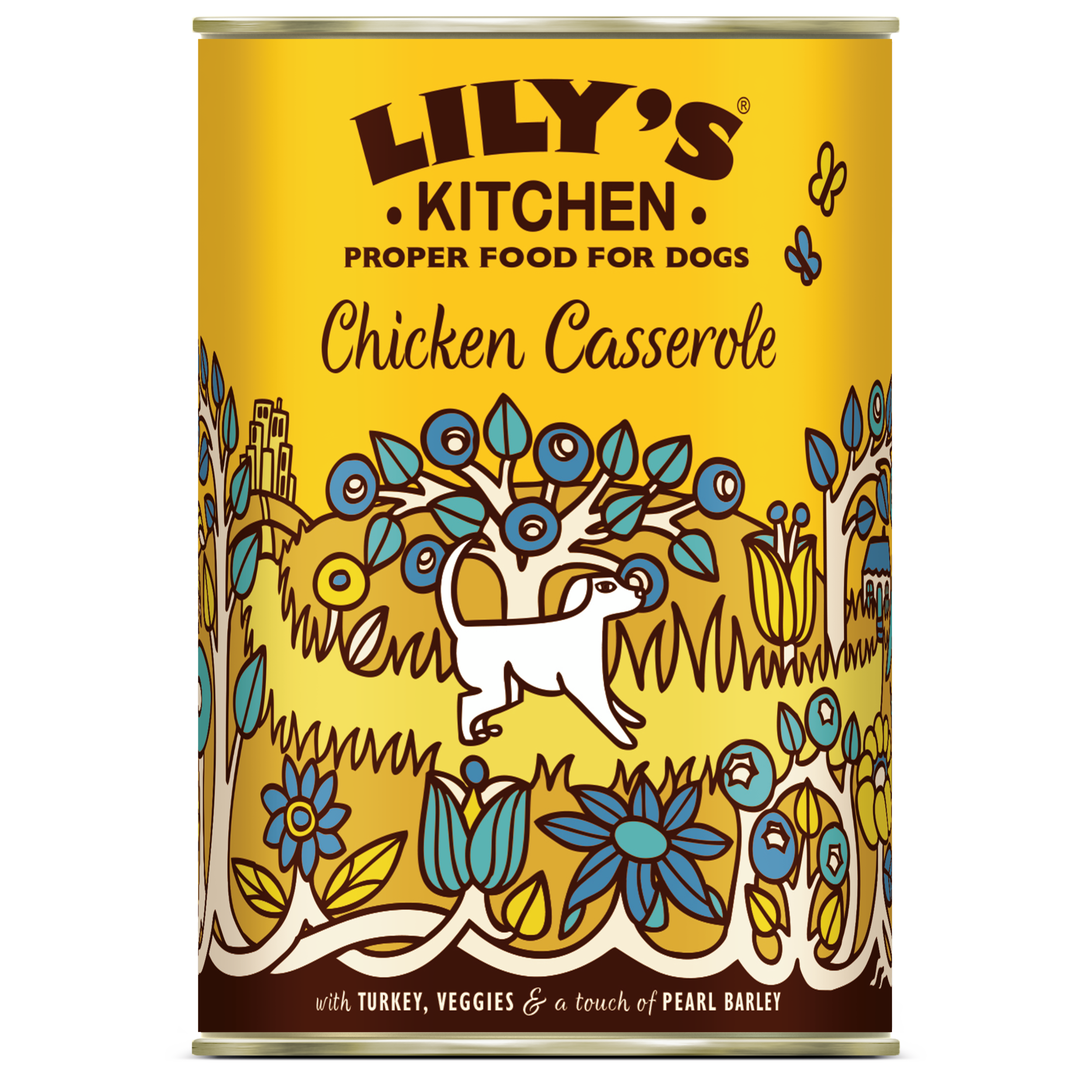 Chicken & Turkey V&aring;tfoder f&ouml;r hund 400g