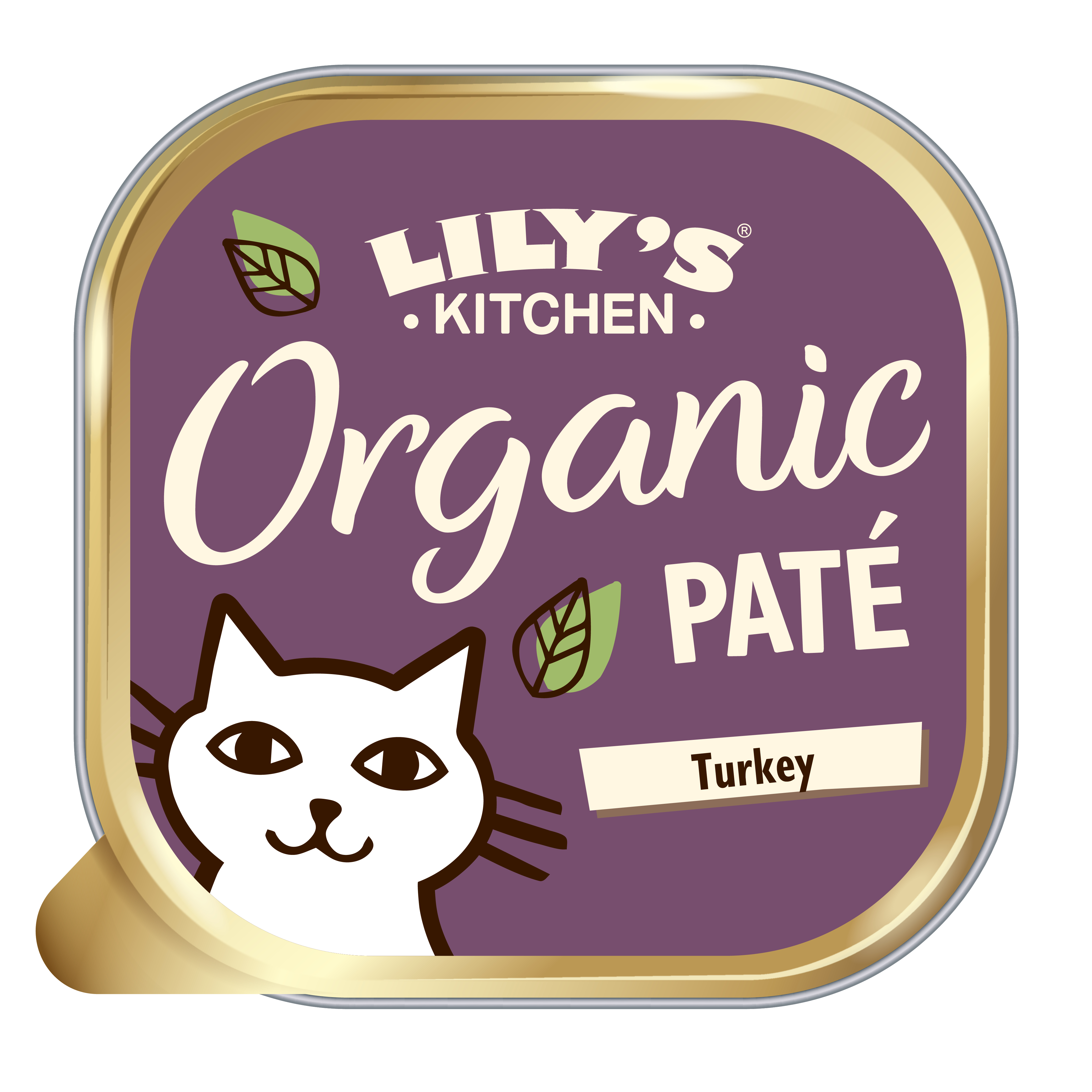 Cat Organic Turkey V&aring;tfoder f&ouml;r katt 85g