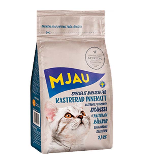 Torrfoder för Kastrerad Innekatt 2,8kg