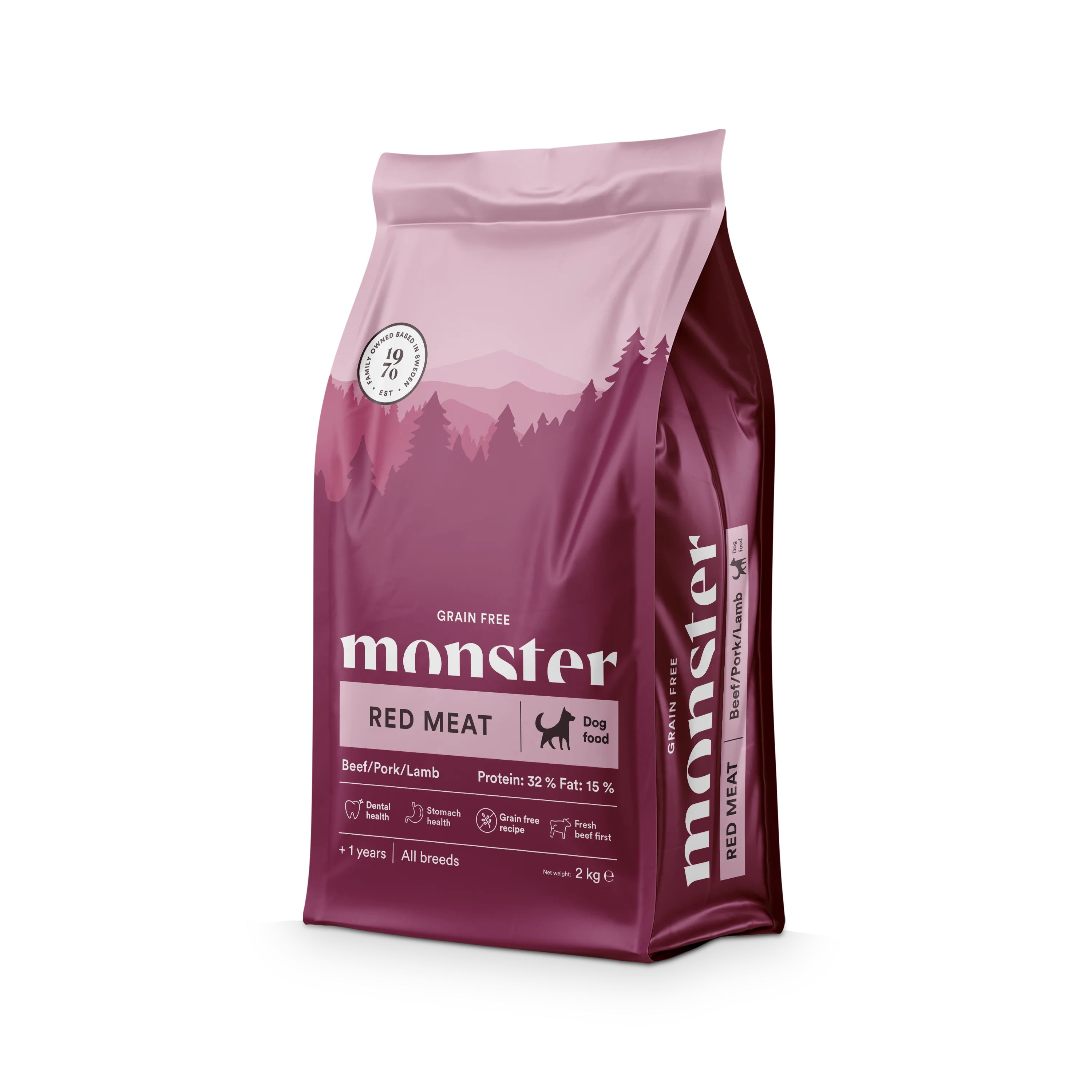 Dog Grain Free Adult Red Meat 2kg