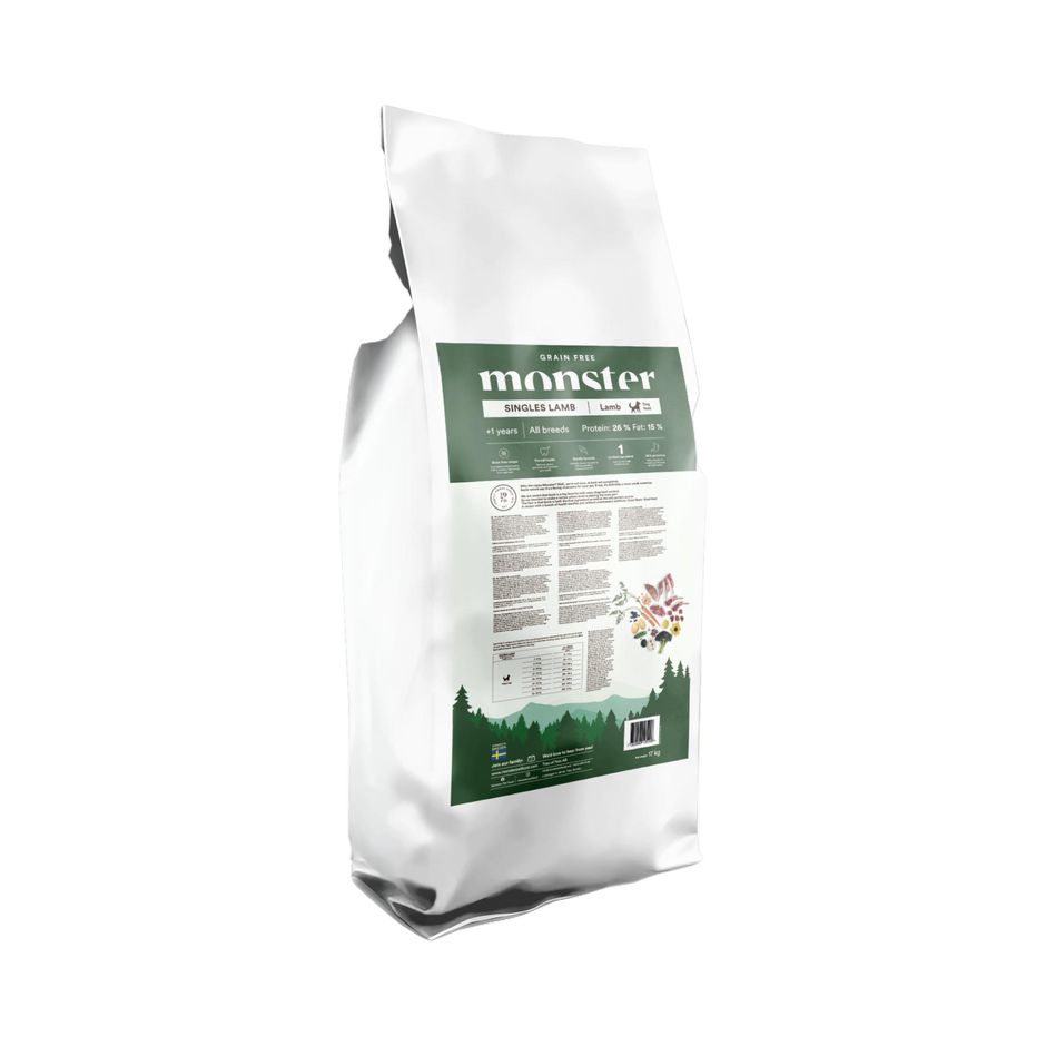 Grain Free Singles Lamb Torrfoder för hund 17kg
