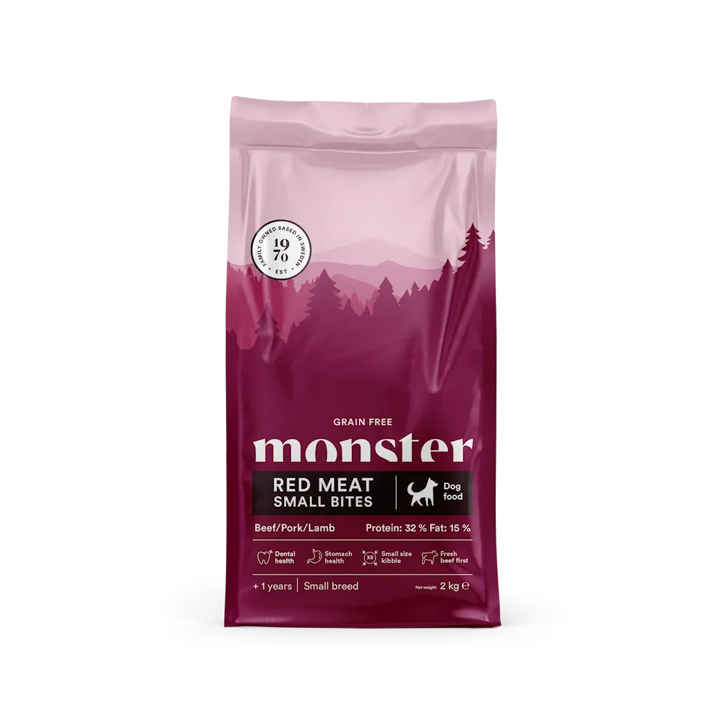 Grain Free Adult Red Meat Small Bites Hundmat 2kg