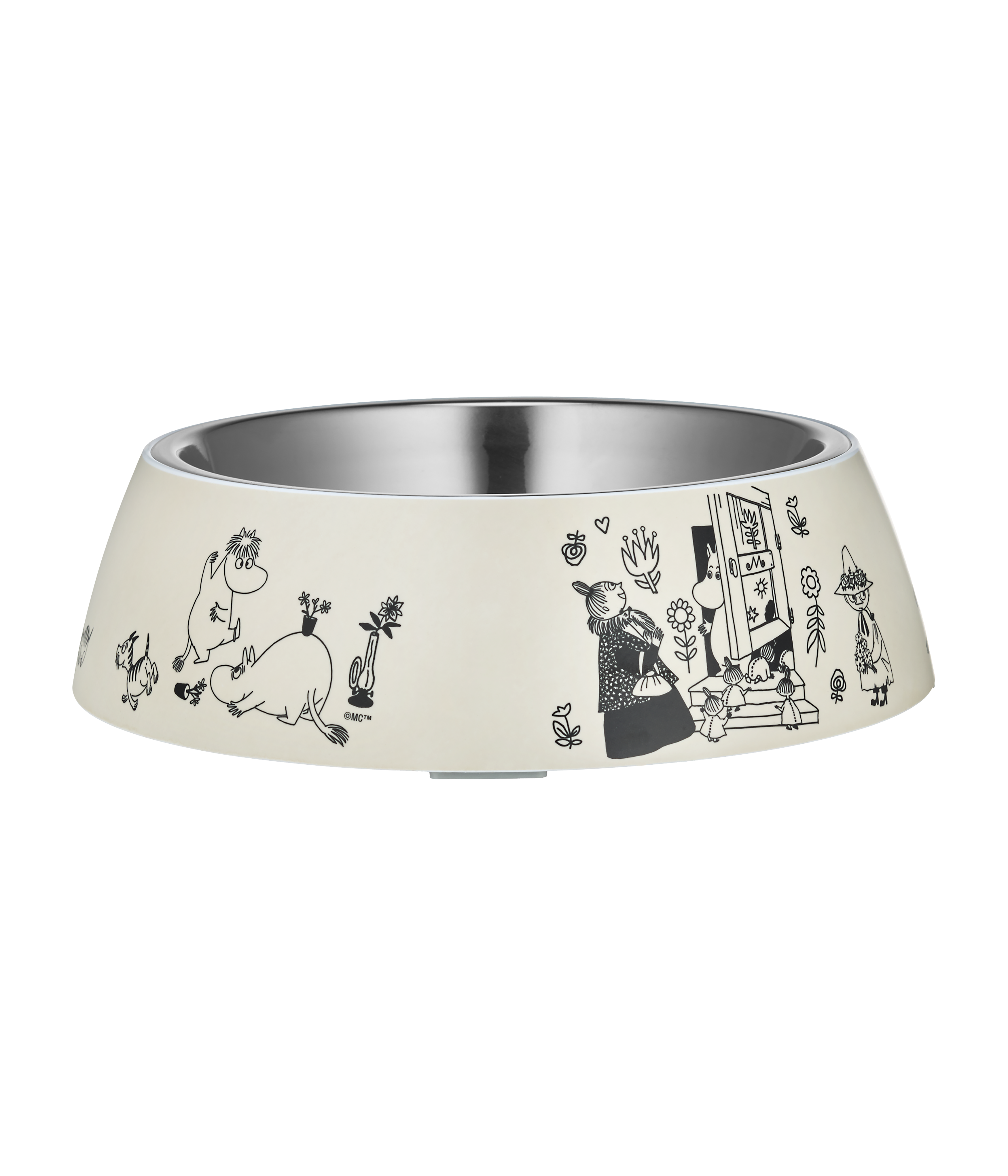 Moomin 80 Matsk&aring;l f&ouml;r hund Gr&aring; XL