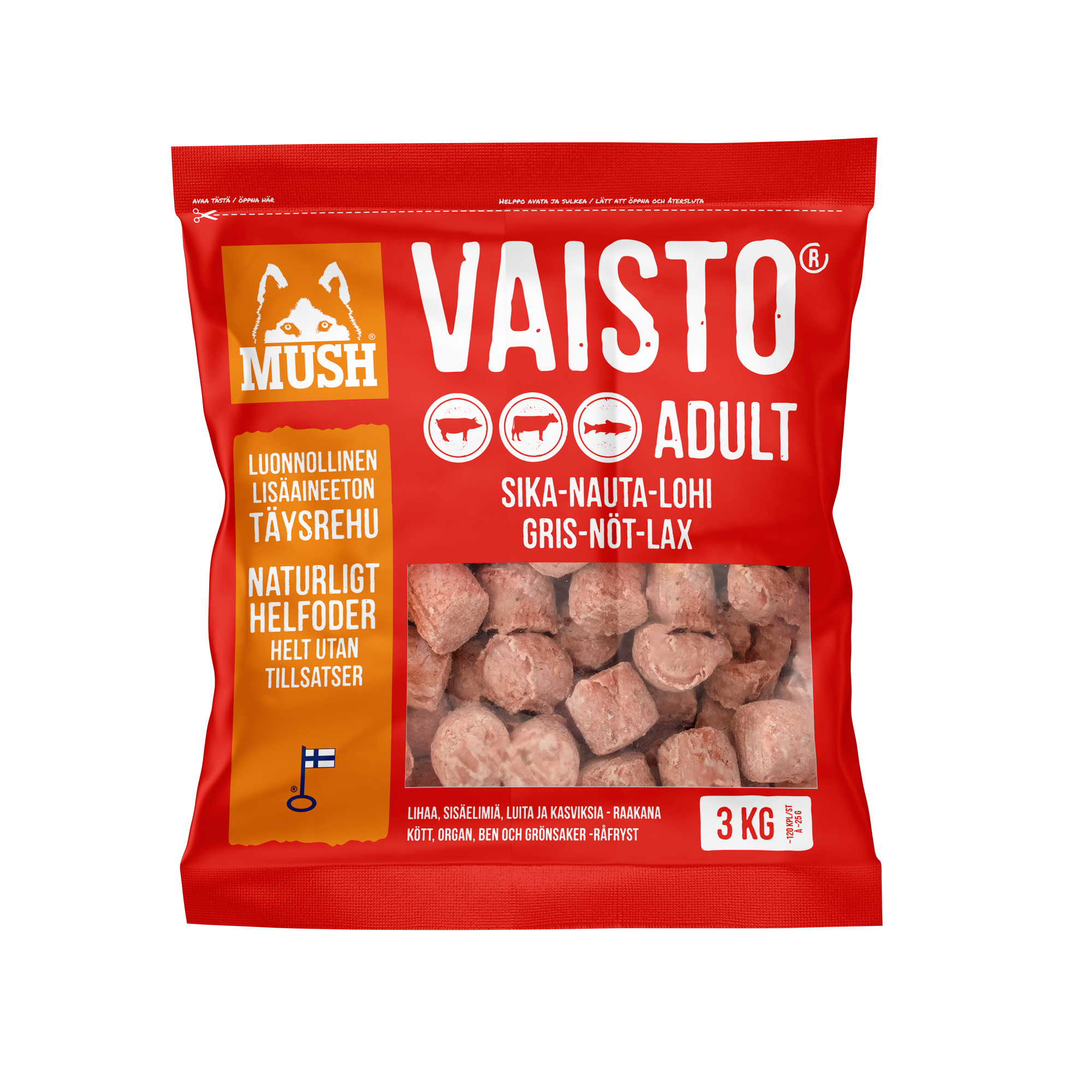 Vaisto Gris-Nöt-Lax 3kg