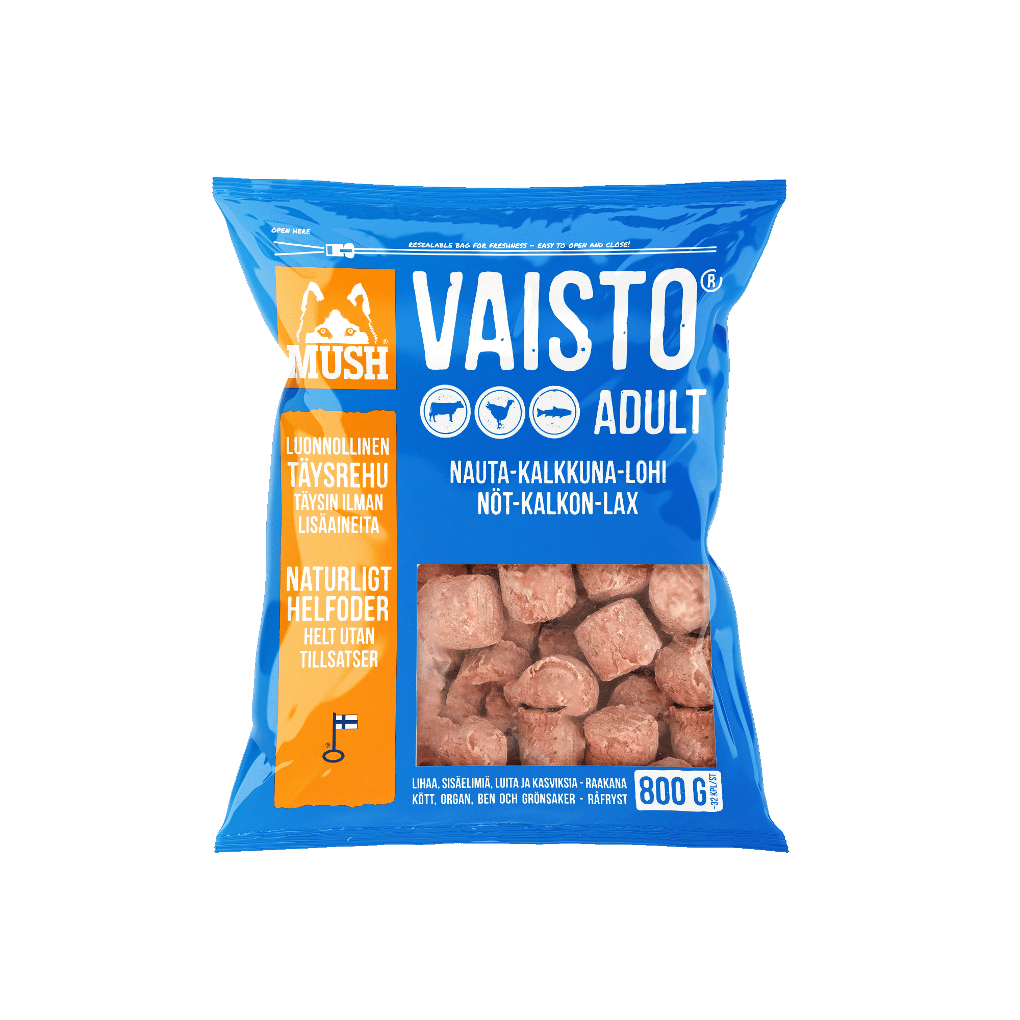 Vaisto Nöt-Kalkon-Lax 800g