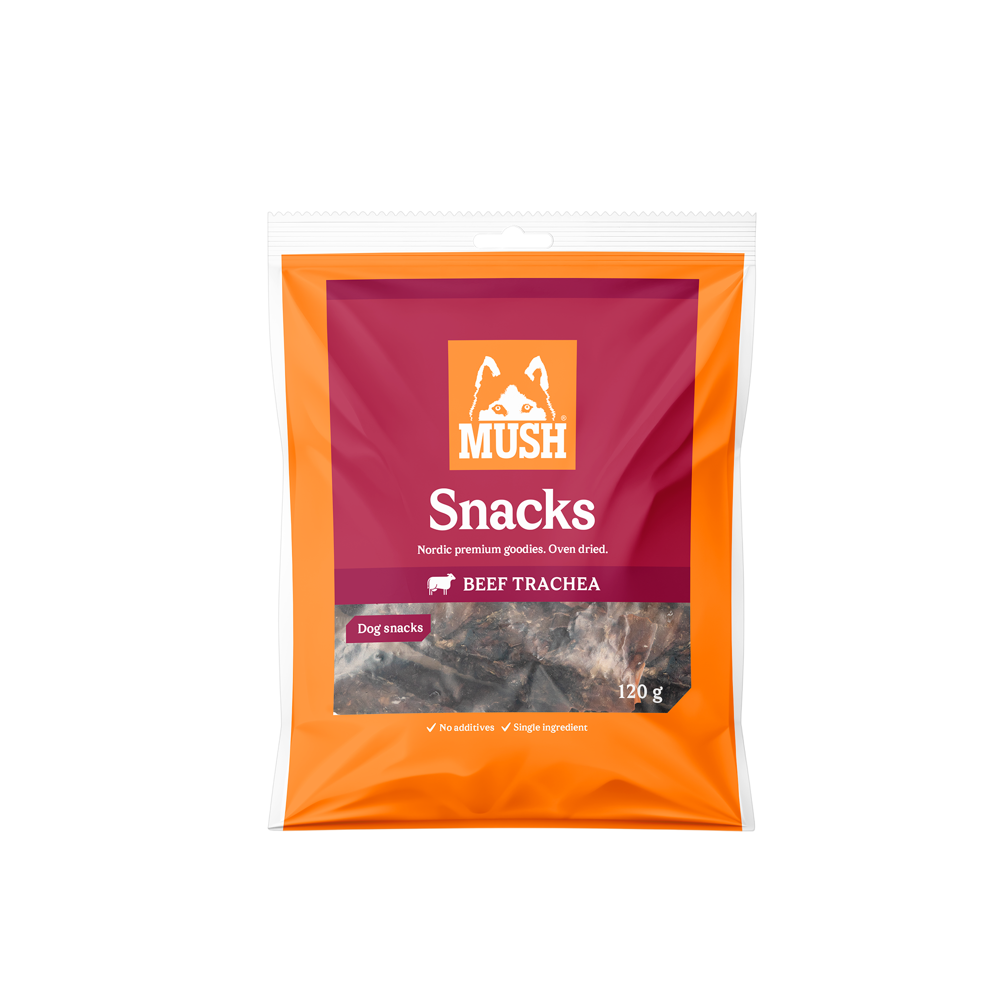 Snacks Nöt Luftstrupe 120g