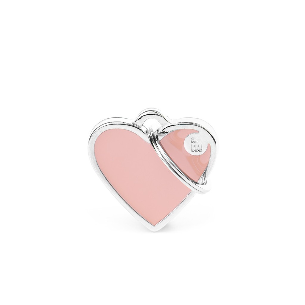 ID-bricka Handmade Hjärta Logo Rosa S