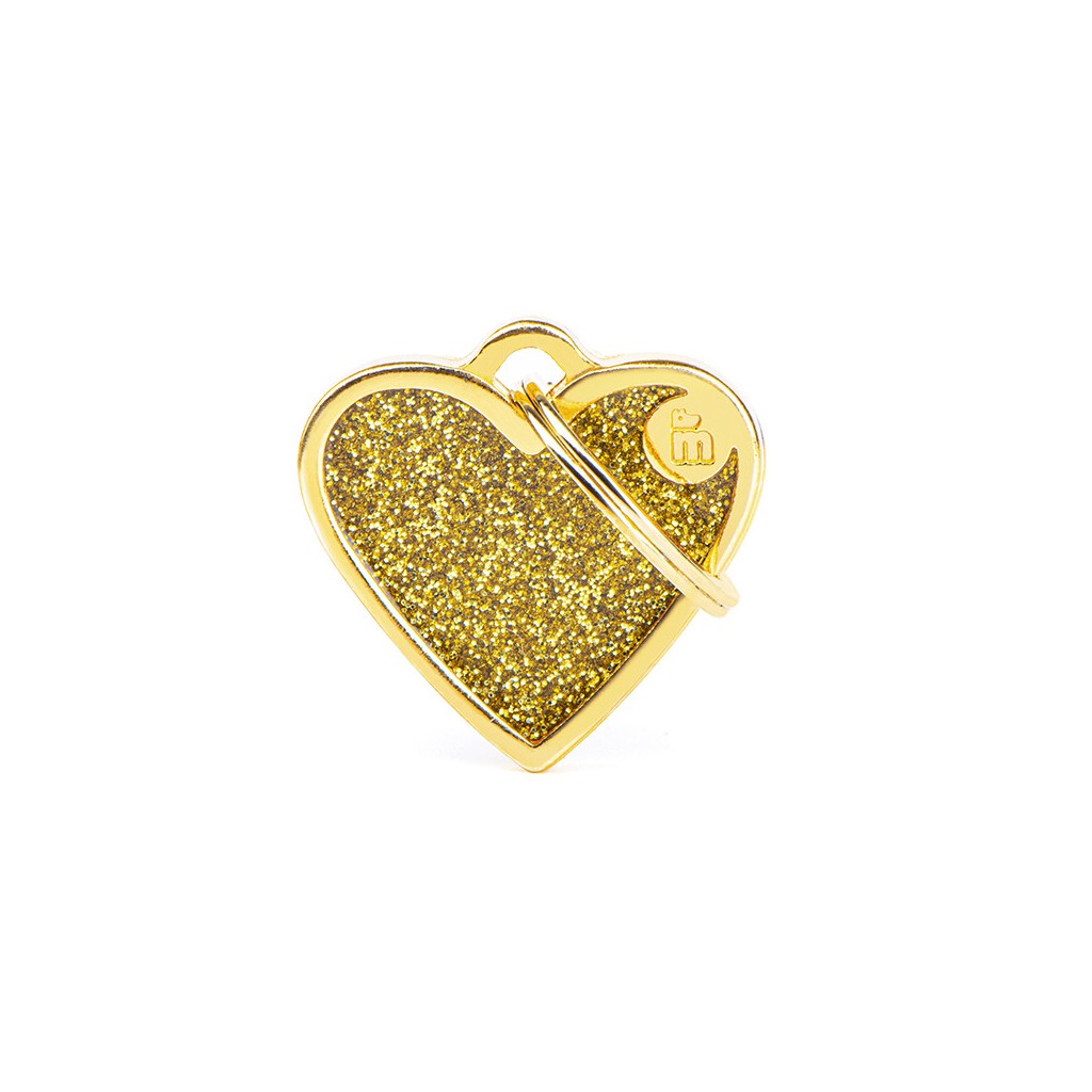 ID-bricka Shine Hjärta Guld S