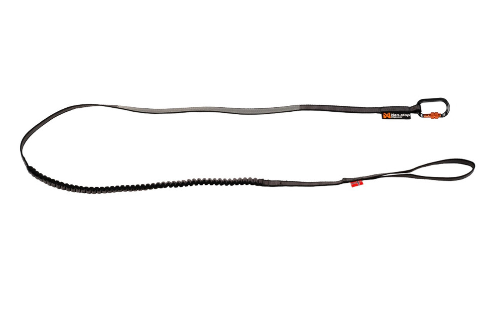 Touring Bungee Hundkoppel Svart 2,3x280cm