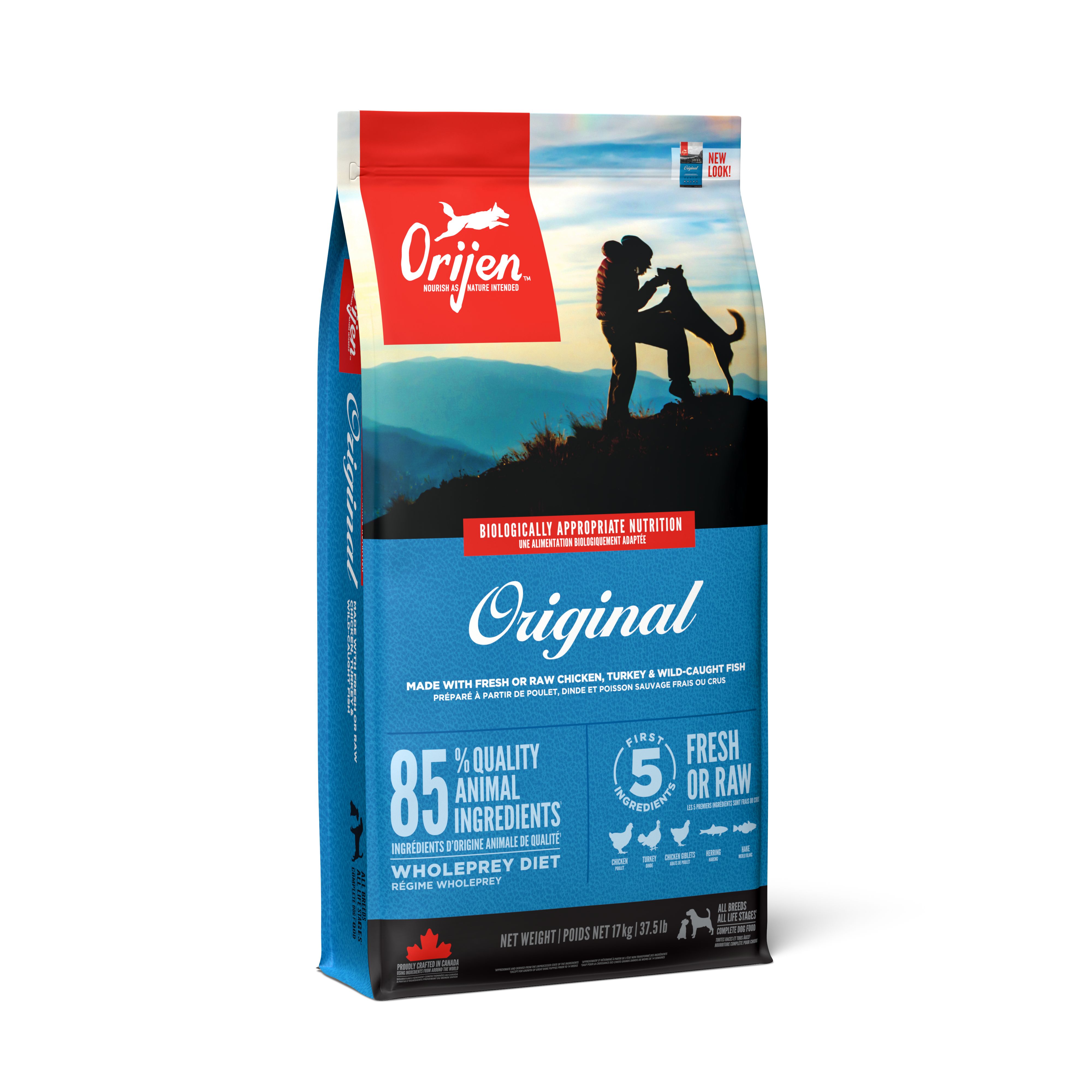 Original Torrfoder för hund 17kg