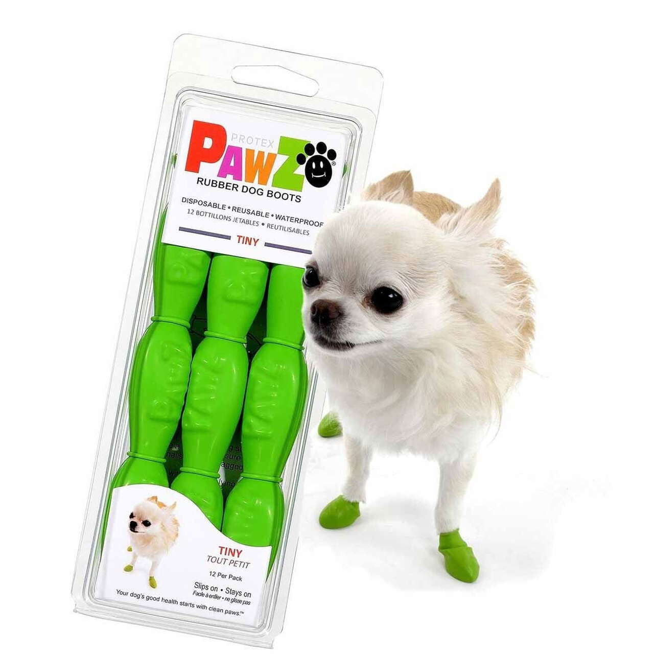 Hundsko 12p Ljusgrön XXXS