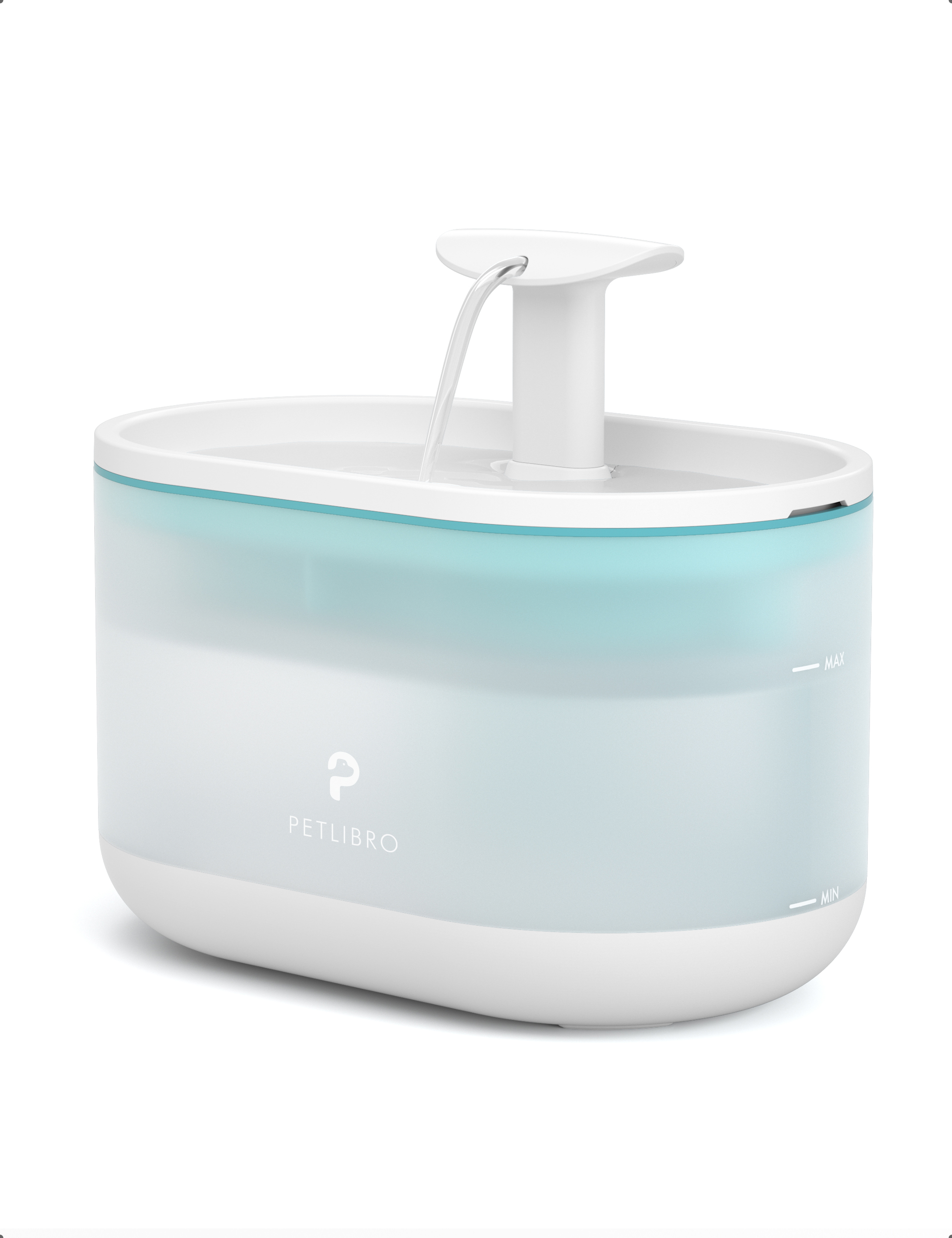 Capsule Fountain vattenfont&auml;n Vit 2,1L