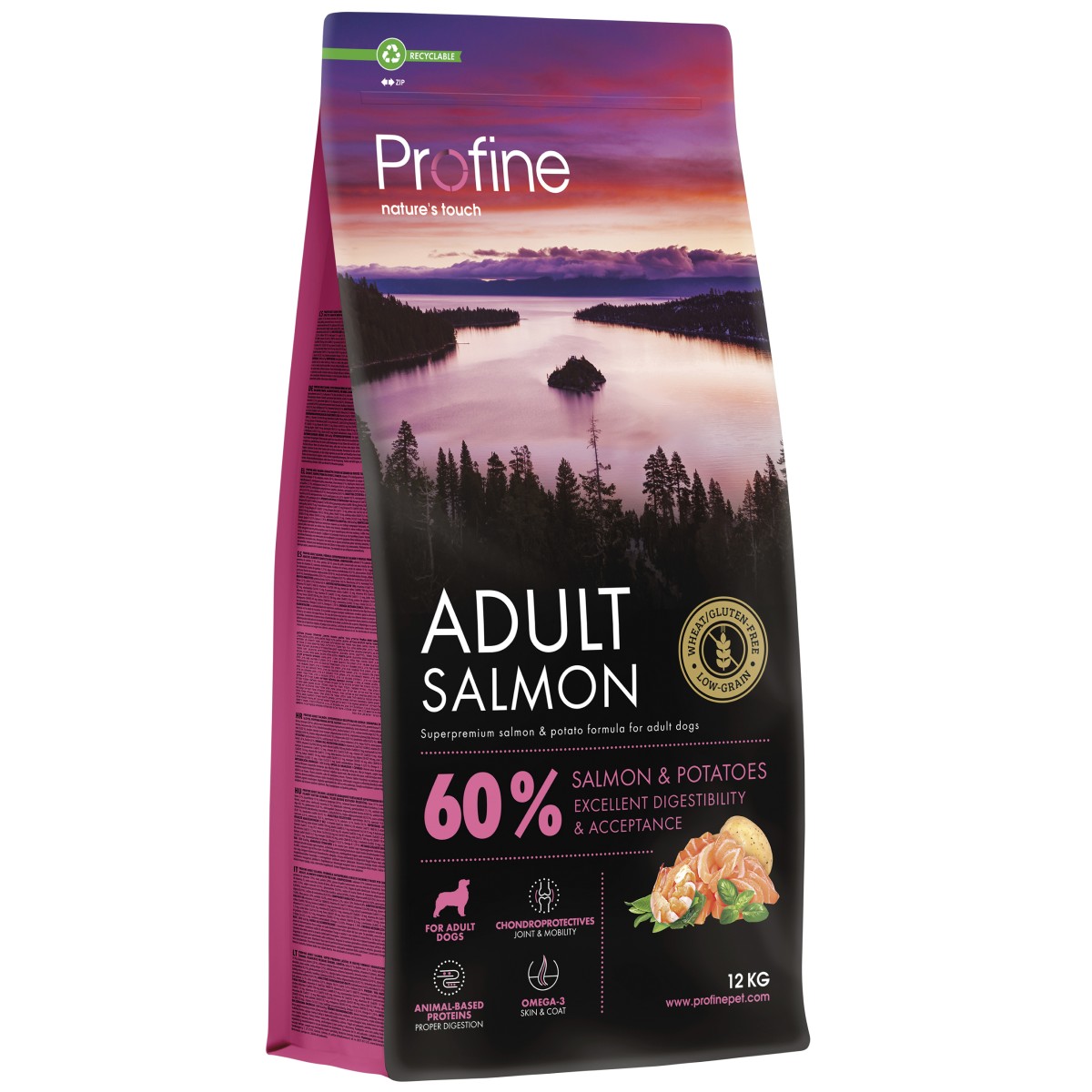 Dog Adult Salmon & Potatoes Hundfoder 3kg