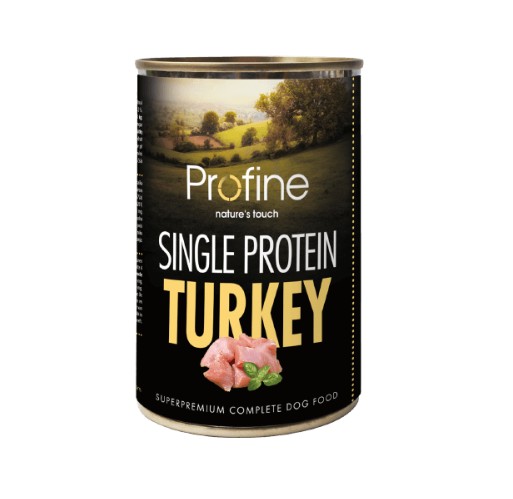 Dog Single Protein Turkey våtfoder för hund 400g