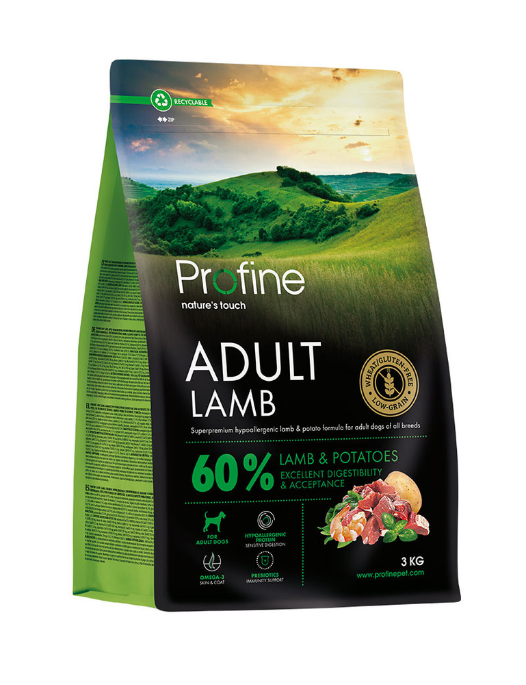 Dog Adult Lamb & Potatoes Hundfoder 3kg