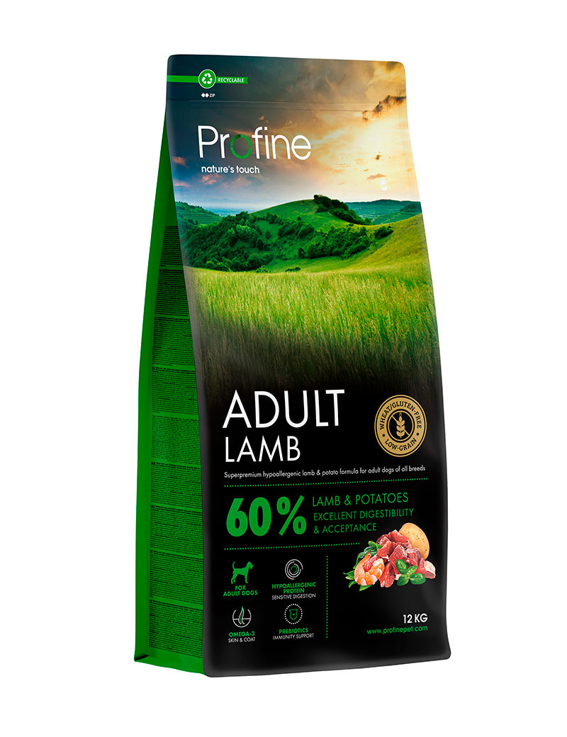 Dog Adult Lamb & Potatoes Hundfoder 12kg