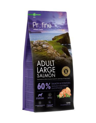 Dog Adult Large Salmon & Potatoes Hundfoder 12kg