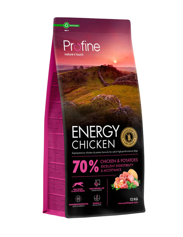 Dog Energy Chicken & Potatoes Hundfoder 12kg
