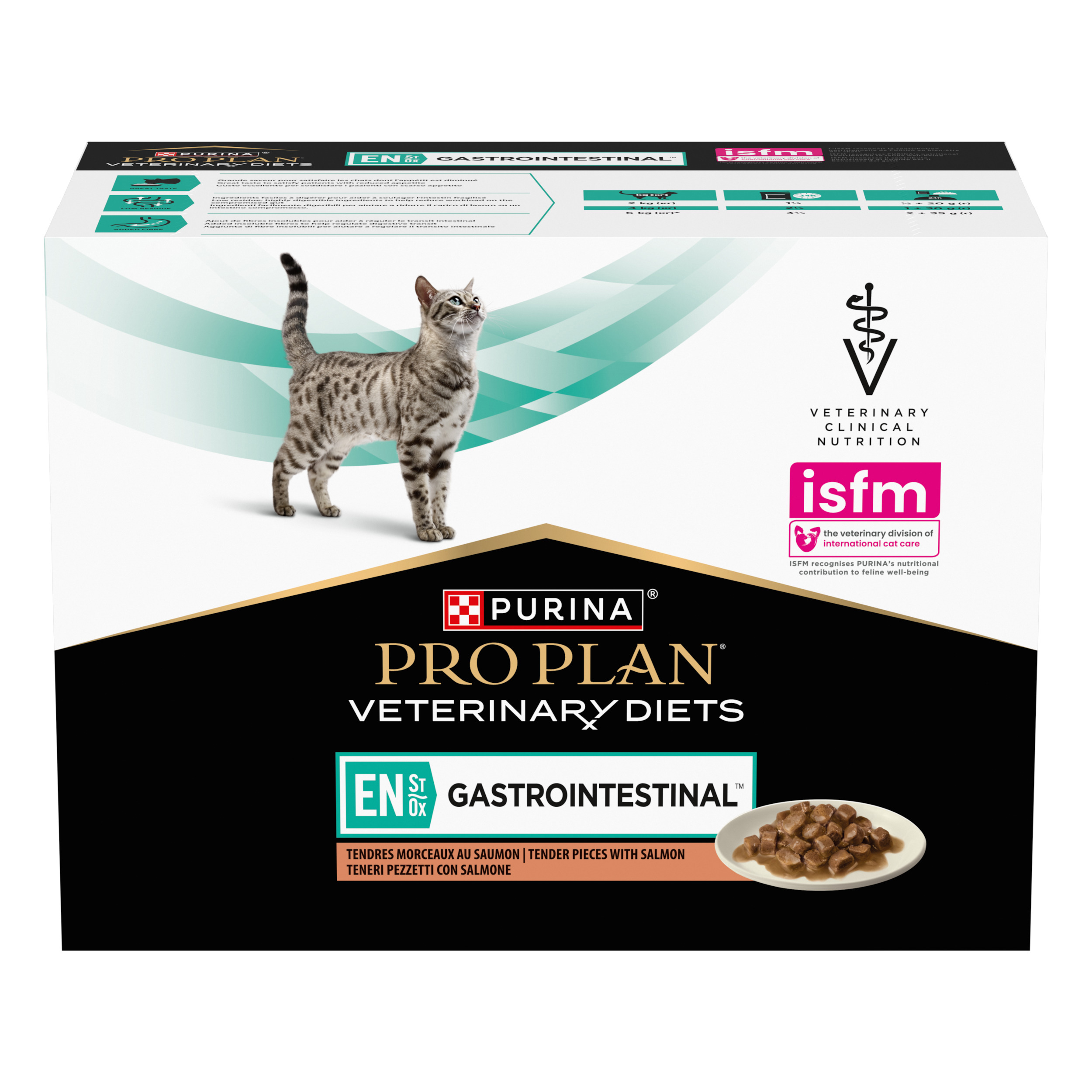 EN St/Ox Gastrointestinal V&aring;tfoder f&ouml;r katt 10x85g
