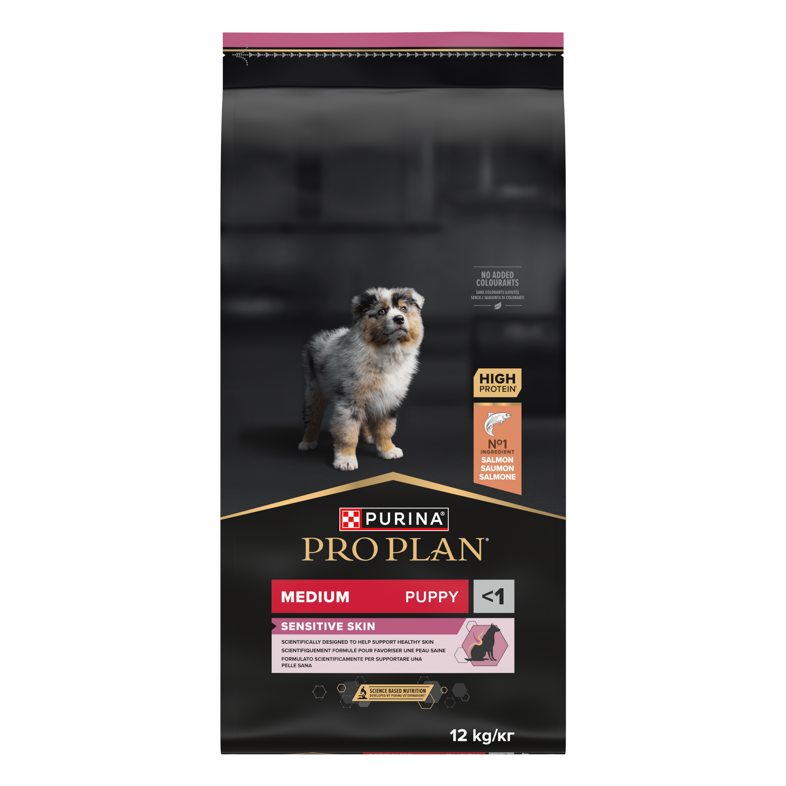 Puppy Medium Sensitive Skin Hundfoder 12kg