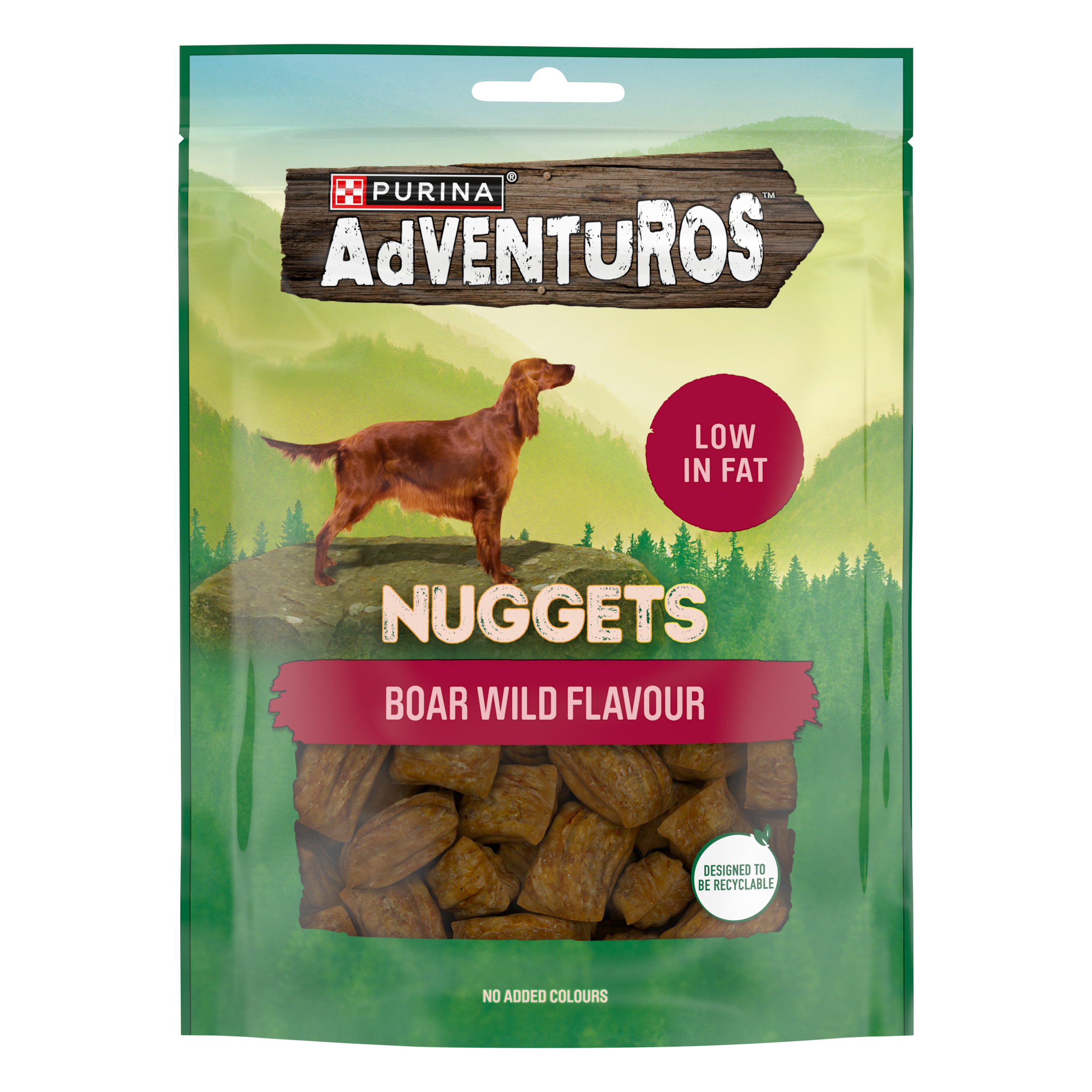 Adventuros Nuggets Wild Boar Hundgodis 90g