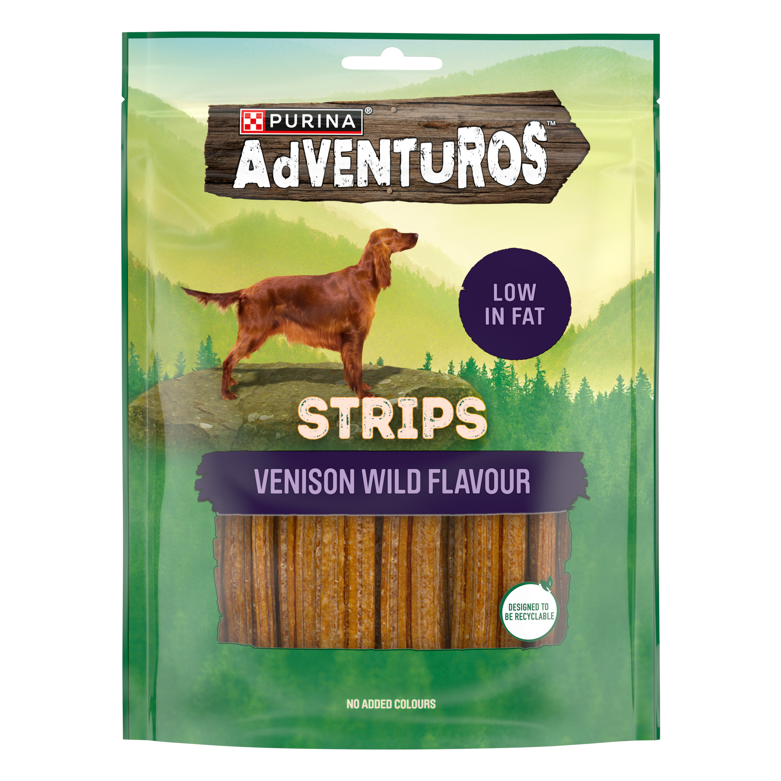 Adventuros Strips Venison Hundgodis 90g