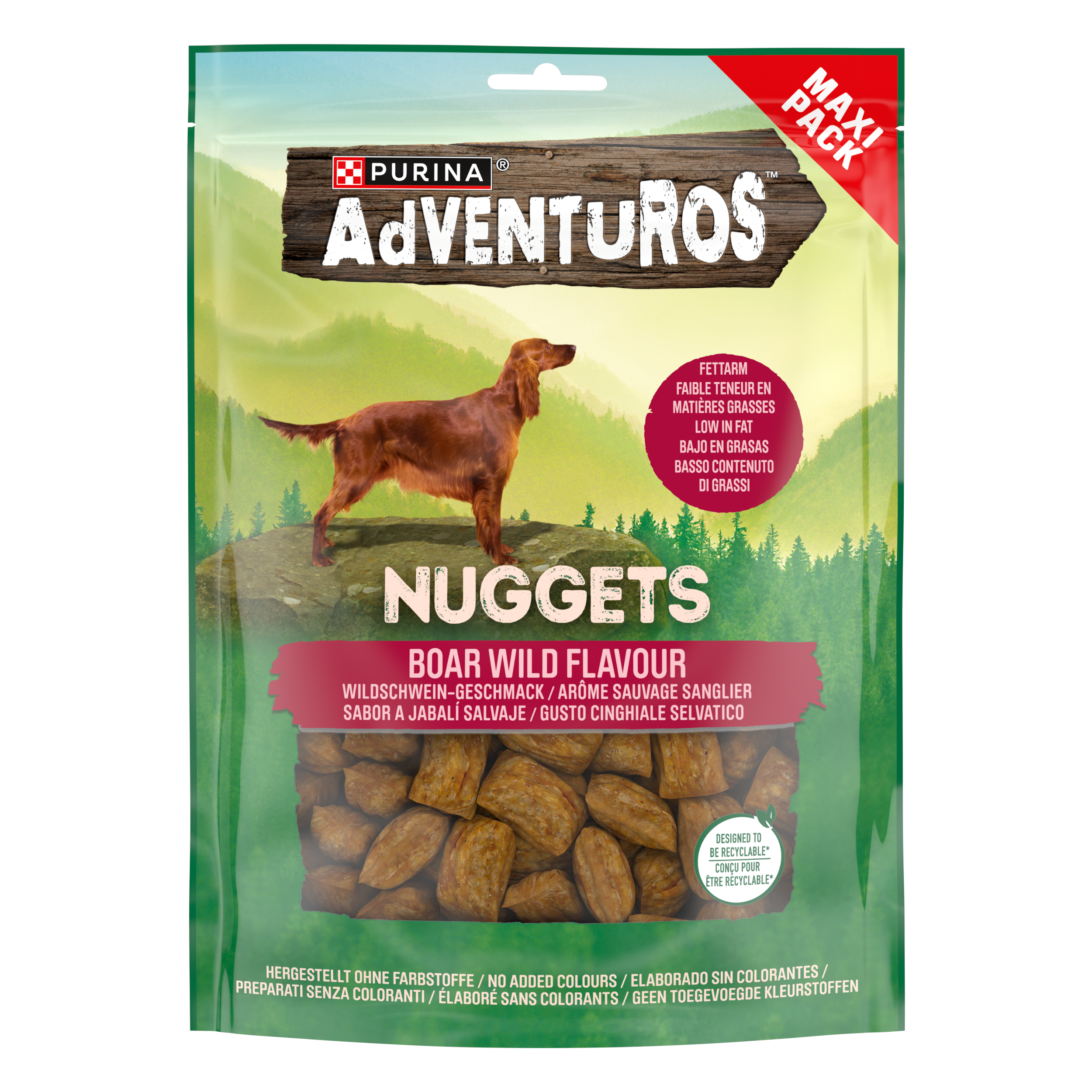 Adventuros Nuggets Wild Boar Hundgodis 300g