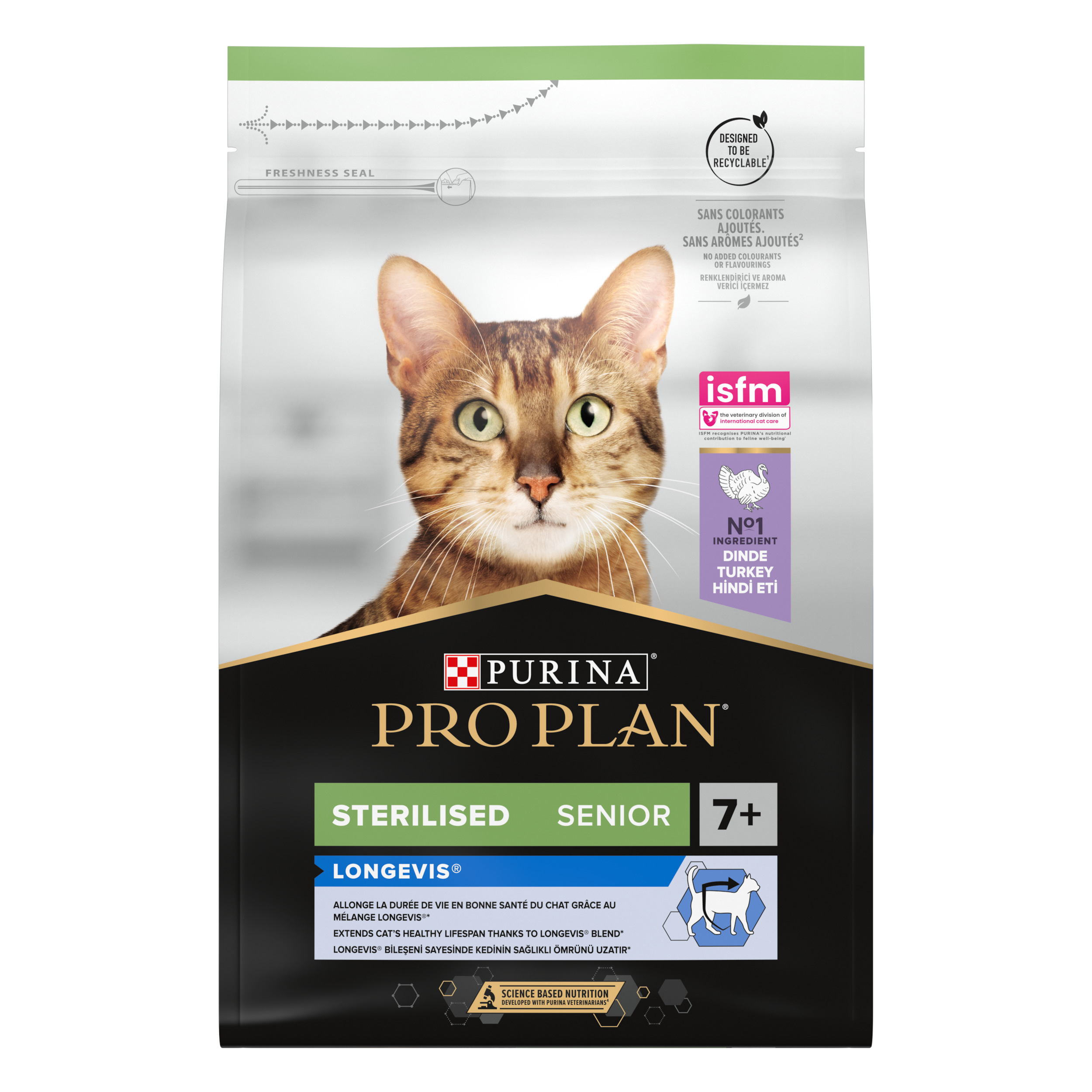 Senior 7+ Sterilised Turkey Kattmat 3kg
