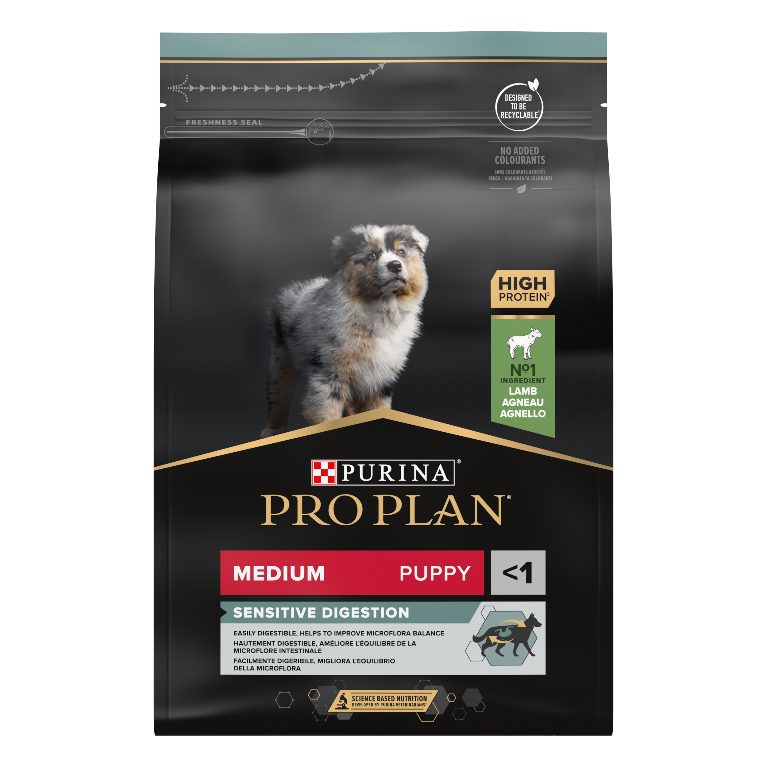 Puppy Medium Sensitive Digestion Hundfoder 12kg