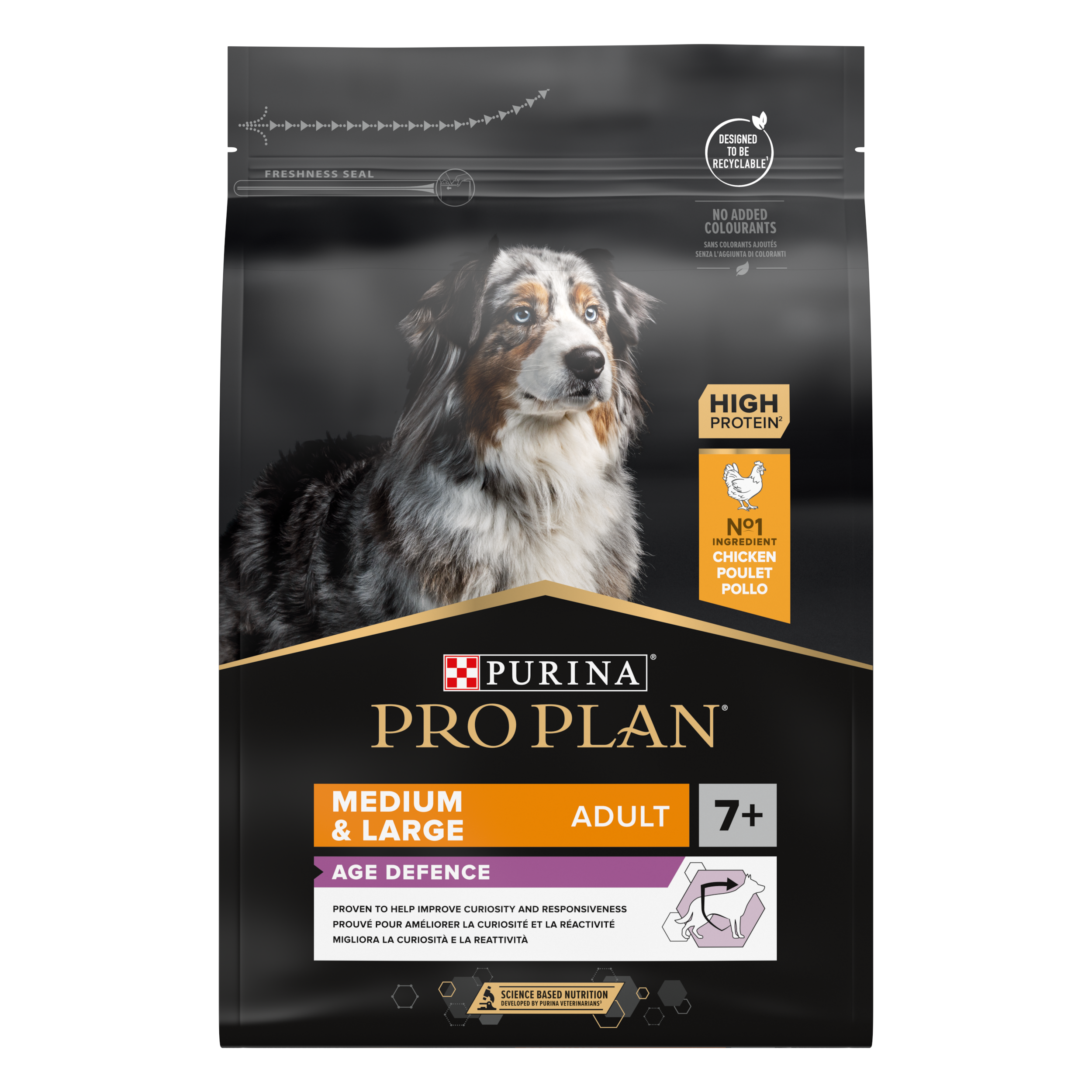 Adult 7+ Medium & Large Age Defence Hundfoder 3kg