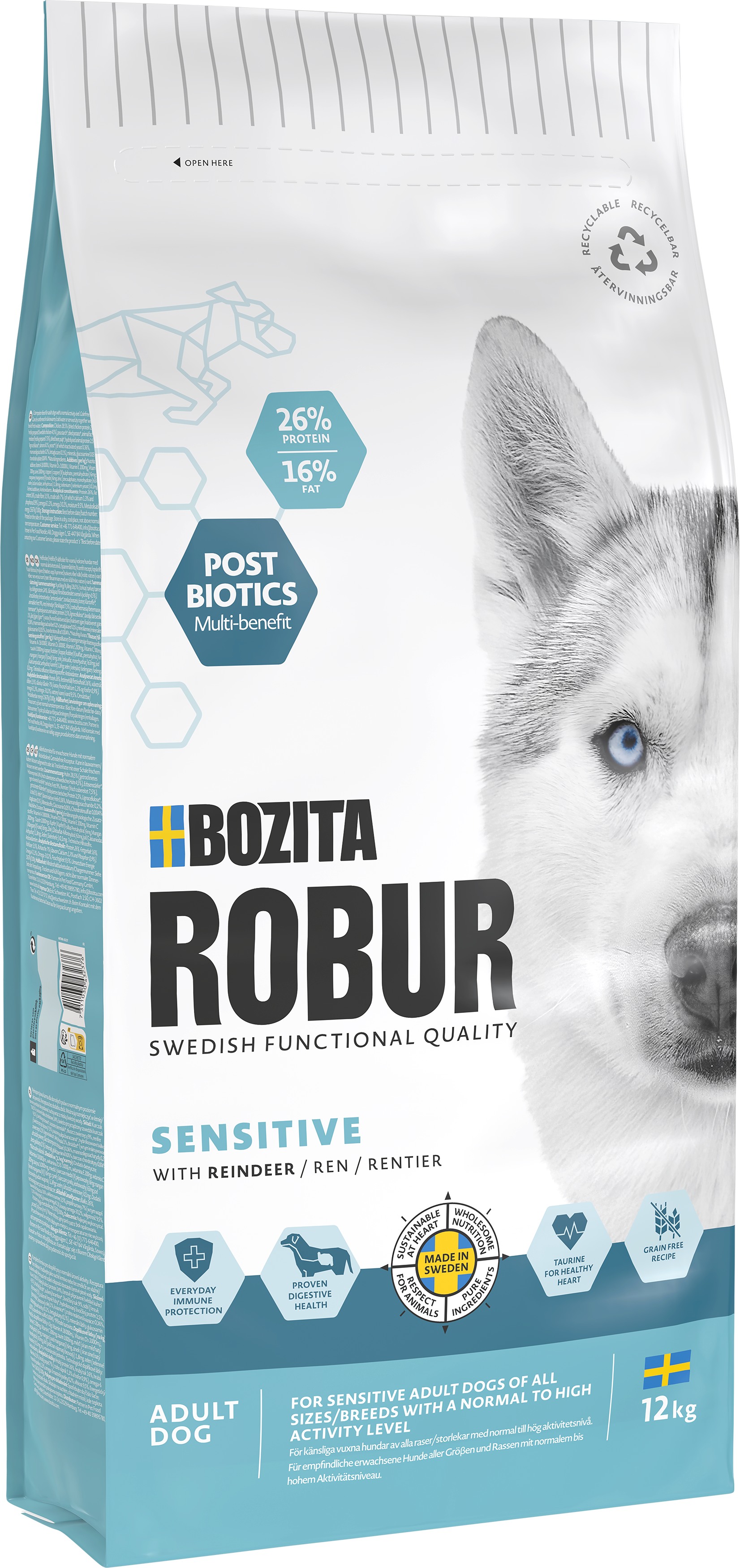 Adult Sensitive Reindeer Hundfoder 12kg