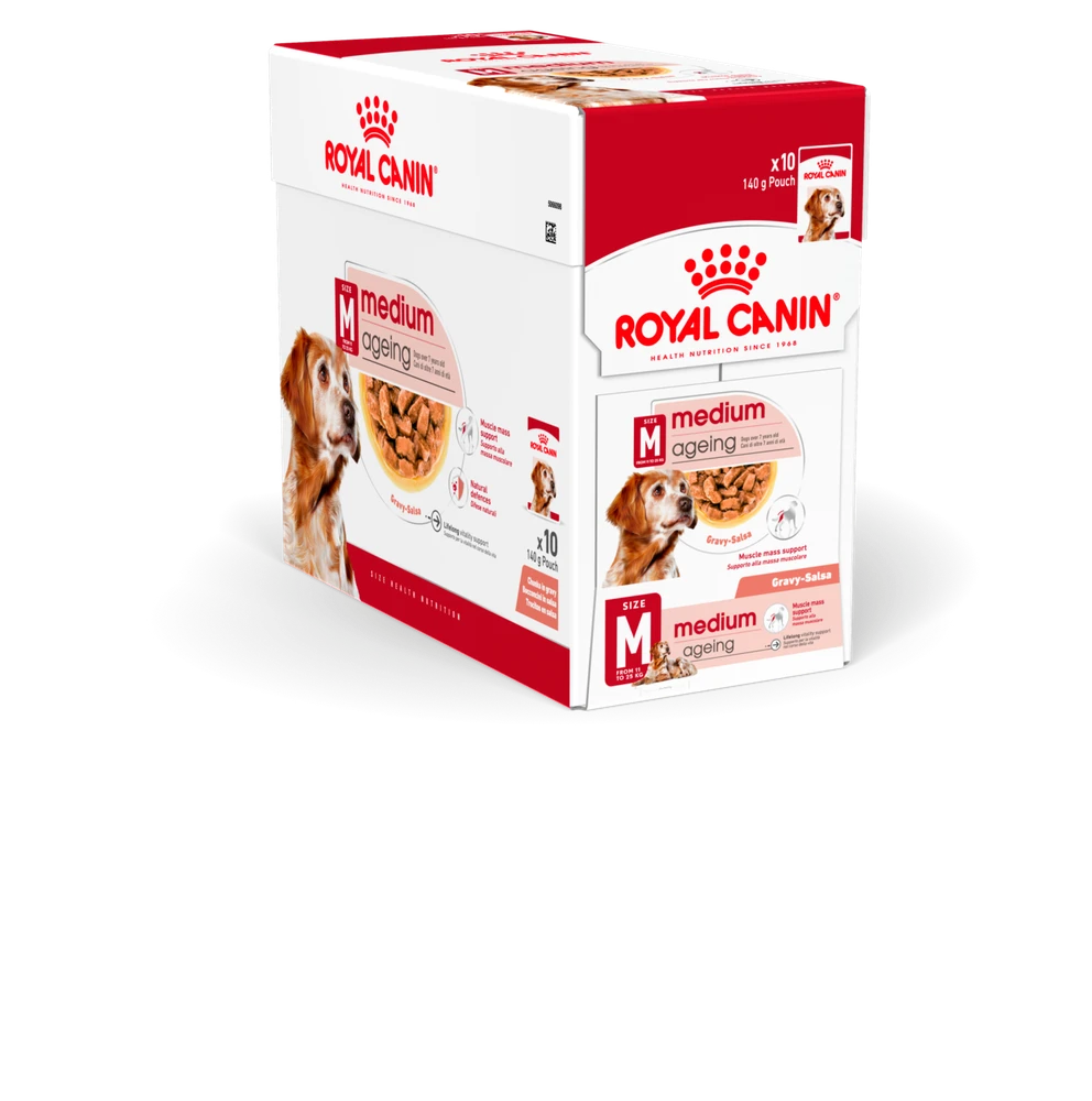 Medium Ageing Gravy V&aring;tfoder f&ouml;r hund 10x140g