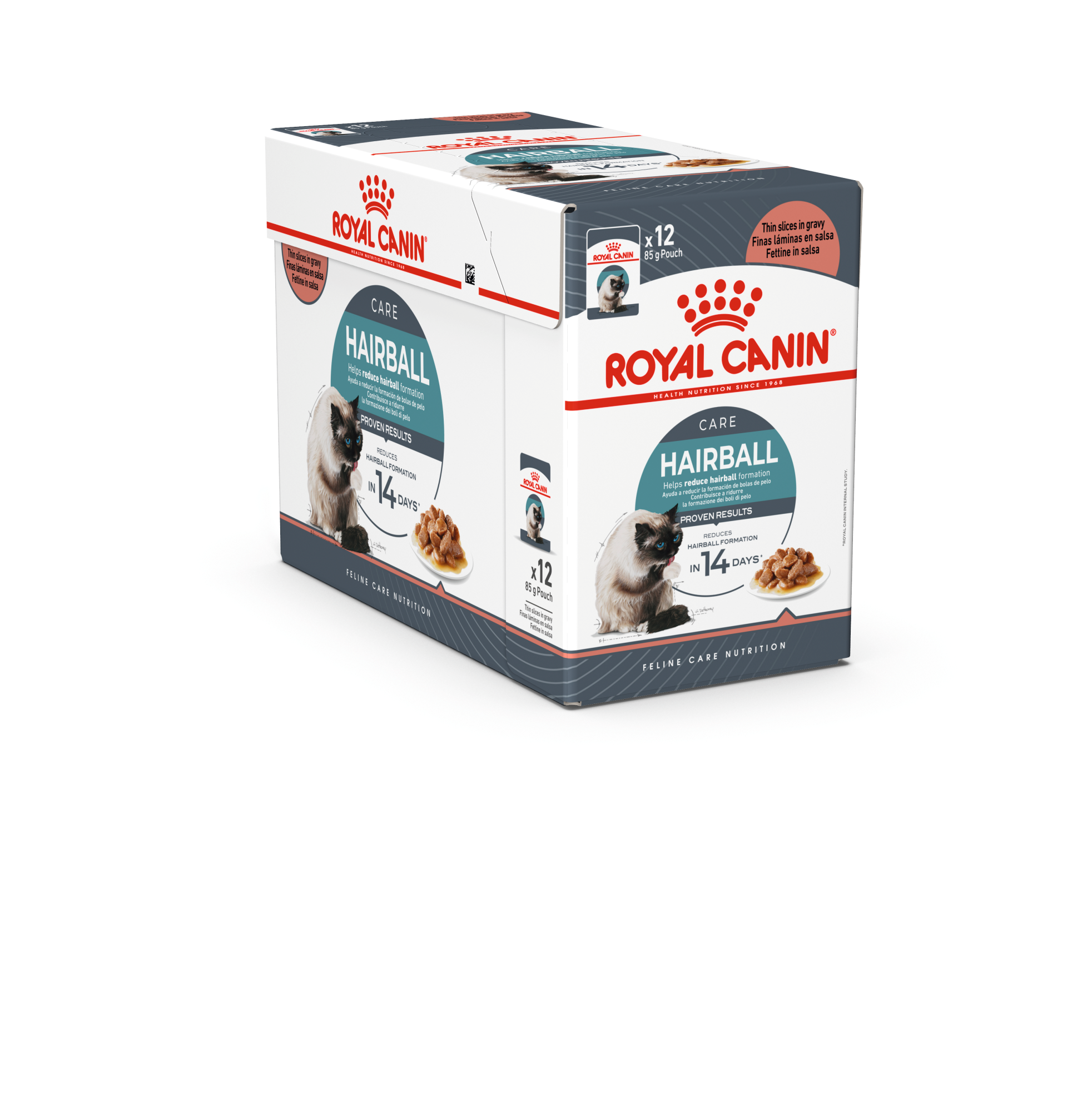 Hairball Care Gravy V&aring;tfoder f&ouml;r katt 12x85g