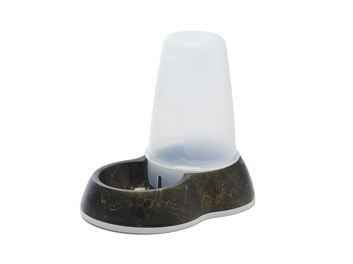 Vattenautomat Loop Marble/Black Gold M 1,5L
