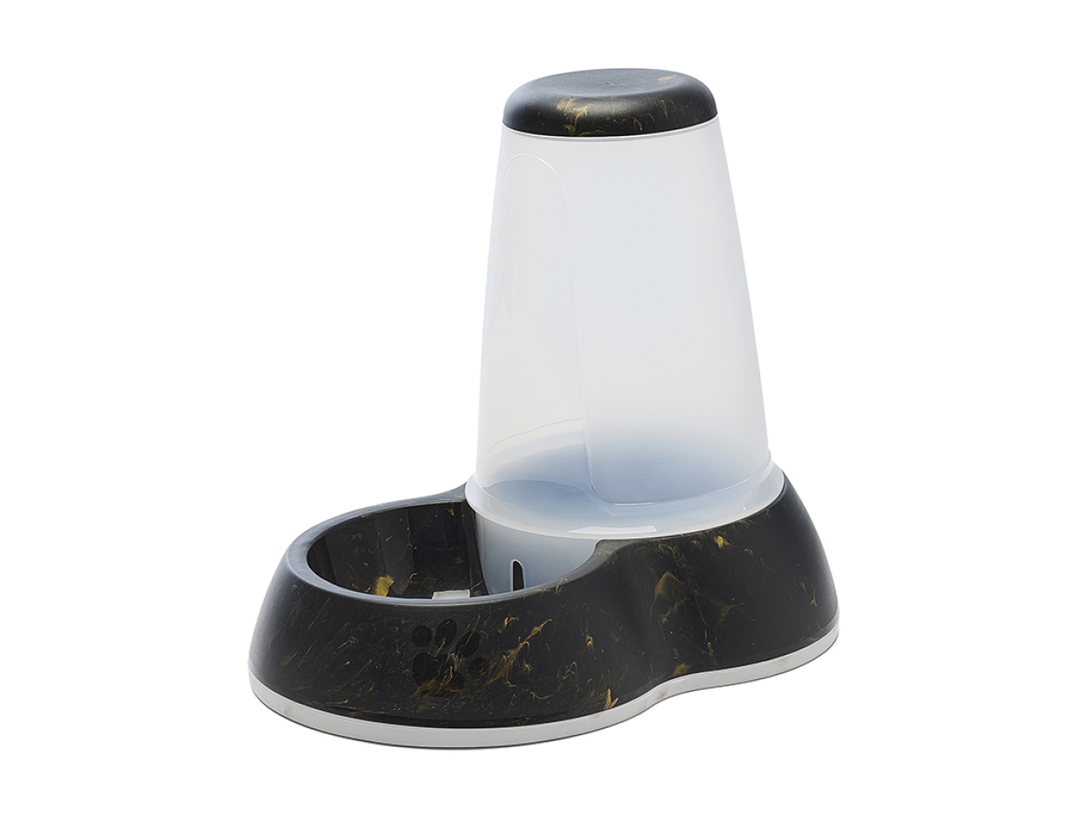 Vattenautomat Loop Marble/Black Gold L 3L