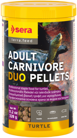 Turtle Adult Carnivore Duo Pellets 310g 1L