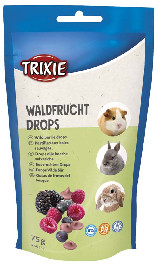 Gnagardrops glutenfria med vilda b&auml;r 75g