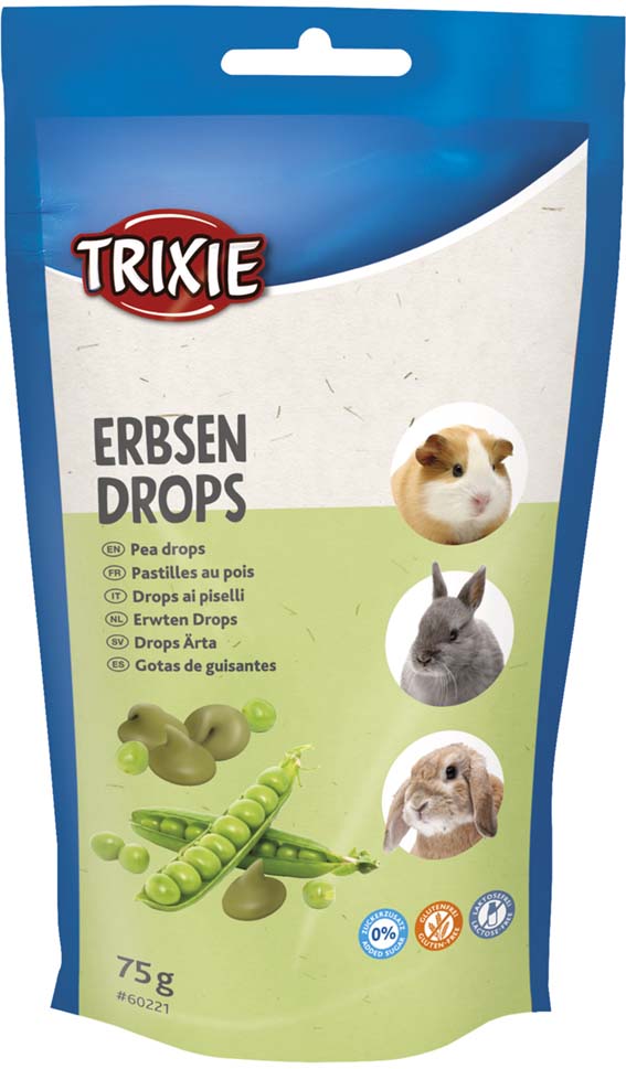 Gnagardrops glutenfria med &auml;rta 75g