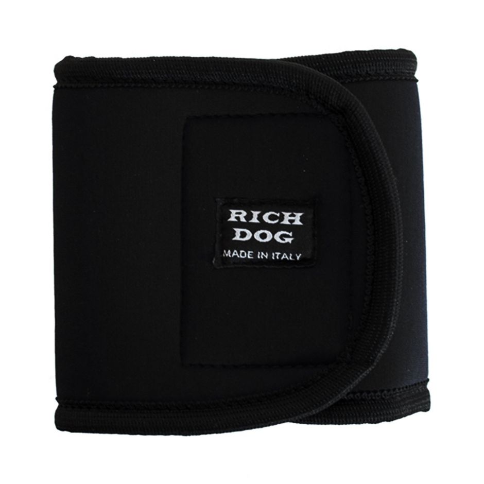 Skvättskydd för hund Svart 35cm
