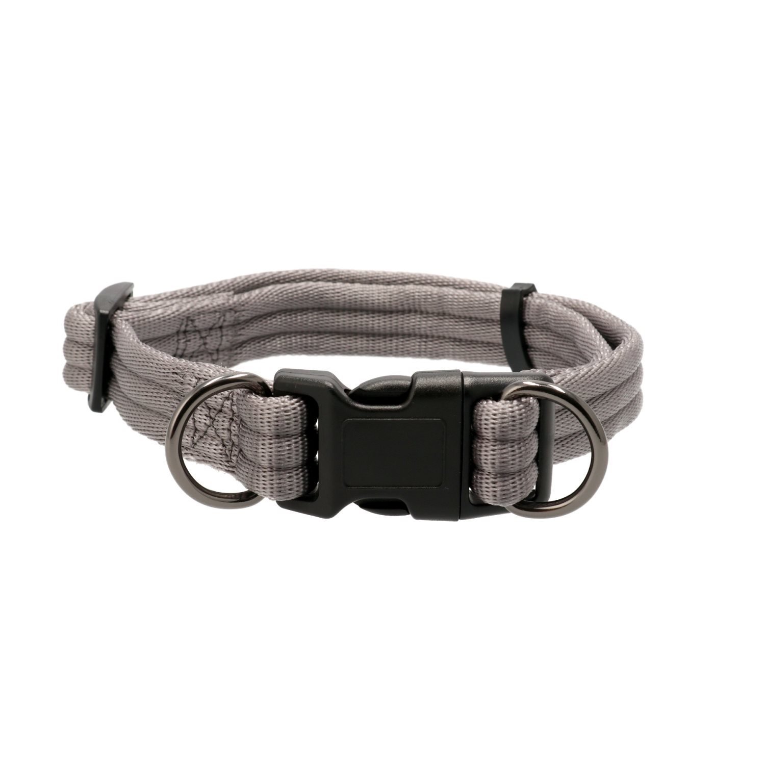 Kanalhalsband Vera St&auml;llbart Gr&aring;