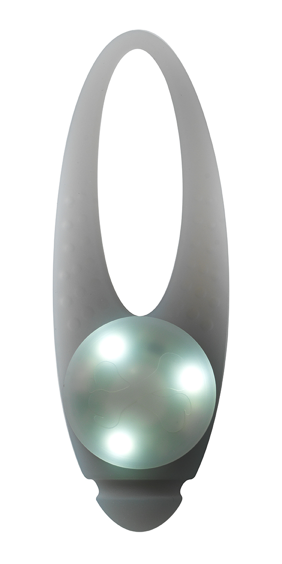 Blinklampa Basic LED Grå