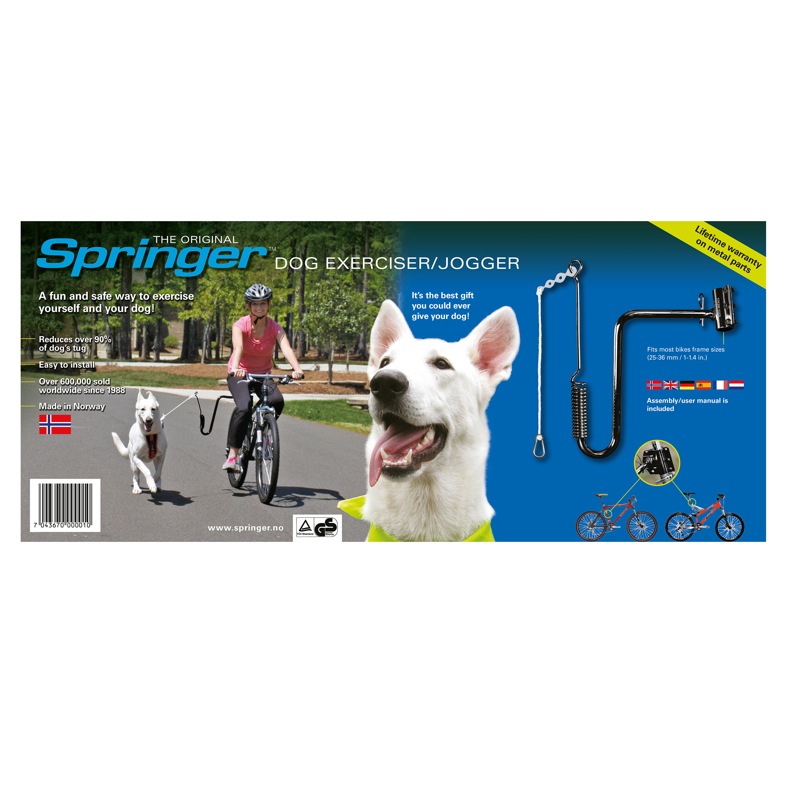 Springer Cykelfäste Svart