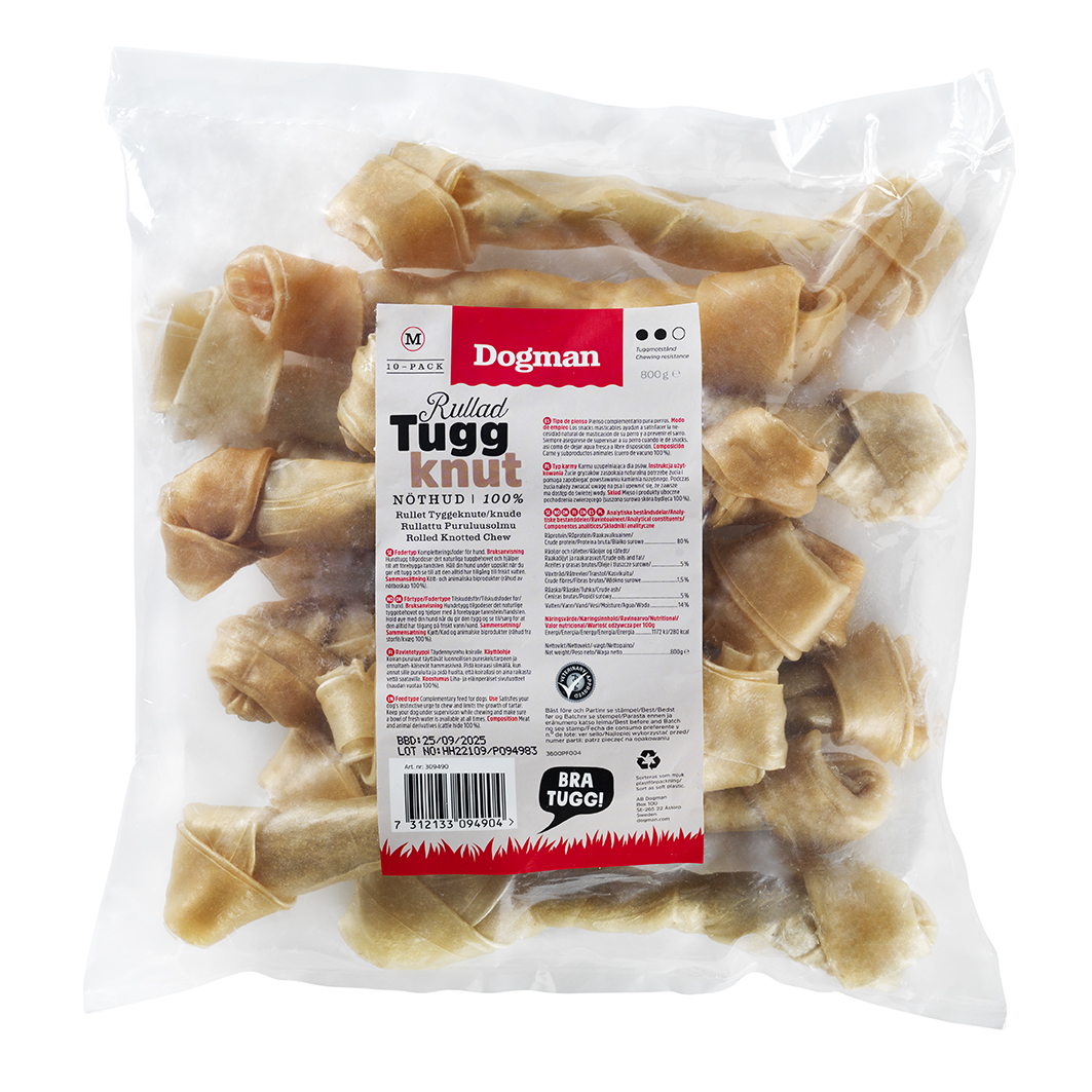 Tuggknut Rullad 10p Brun 20-21cm