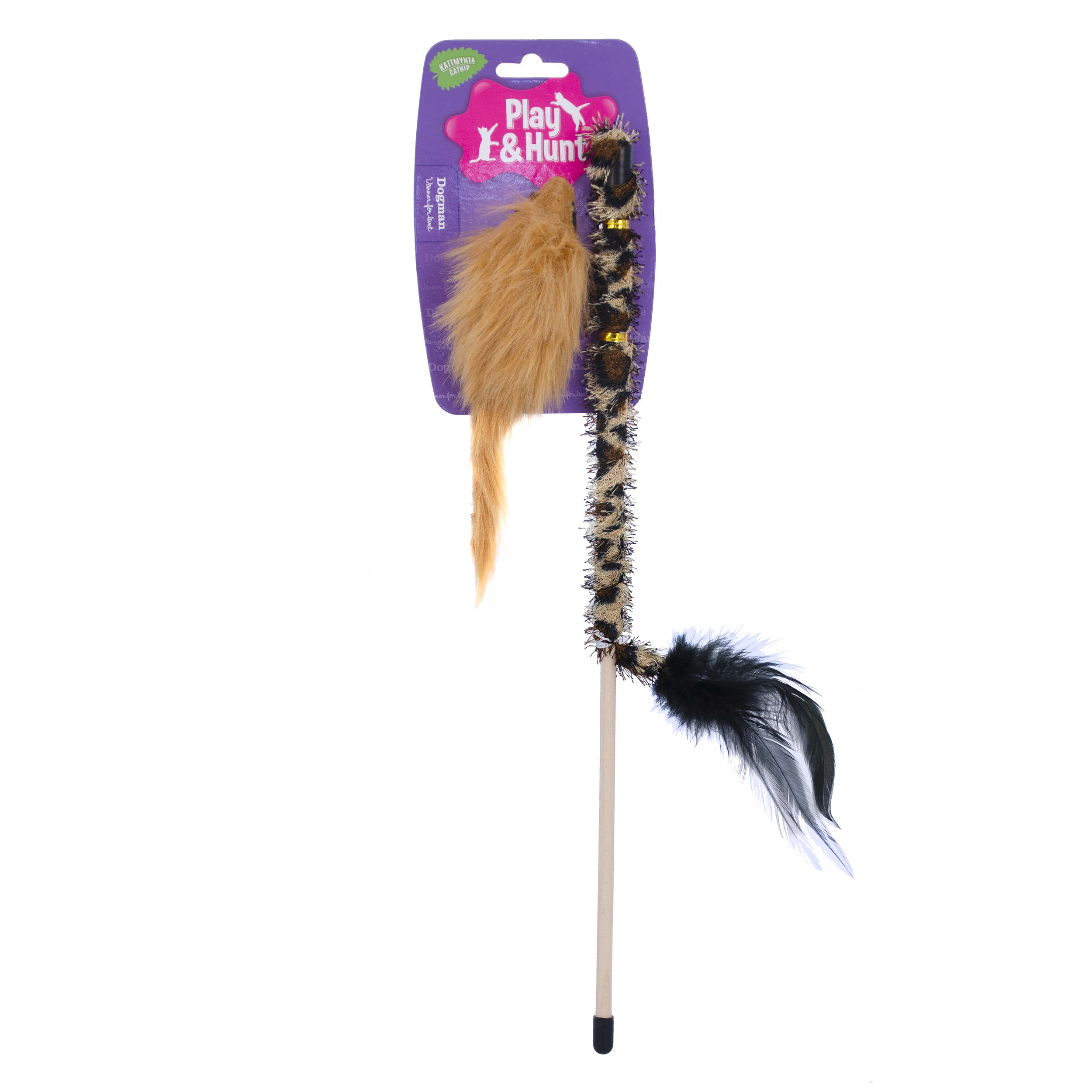 Kattleksak Safarisp&ouml;+Mus Brun