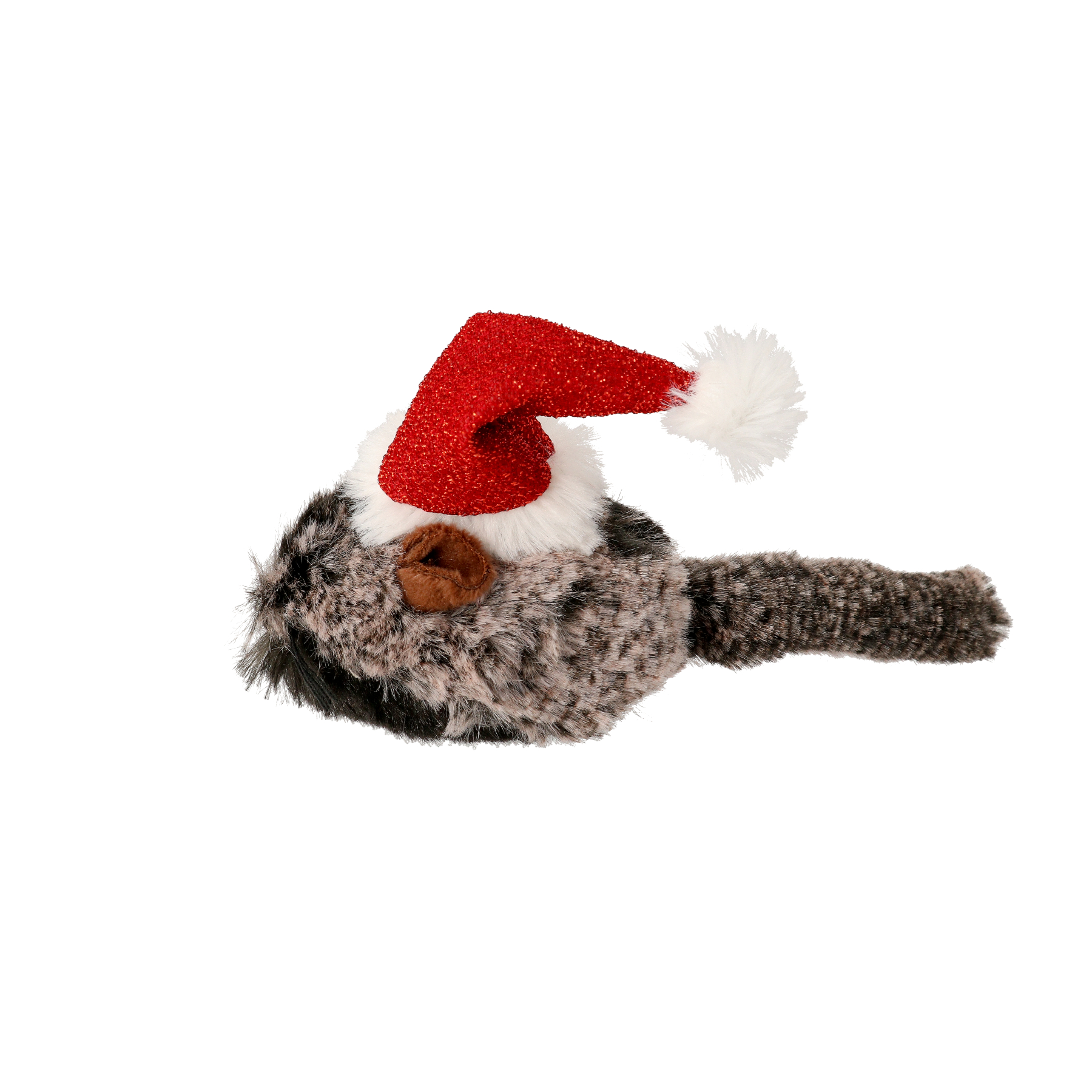 Julleksak Katt Mus med Tomteluva Gr&aring;