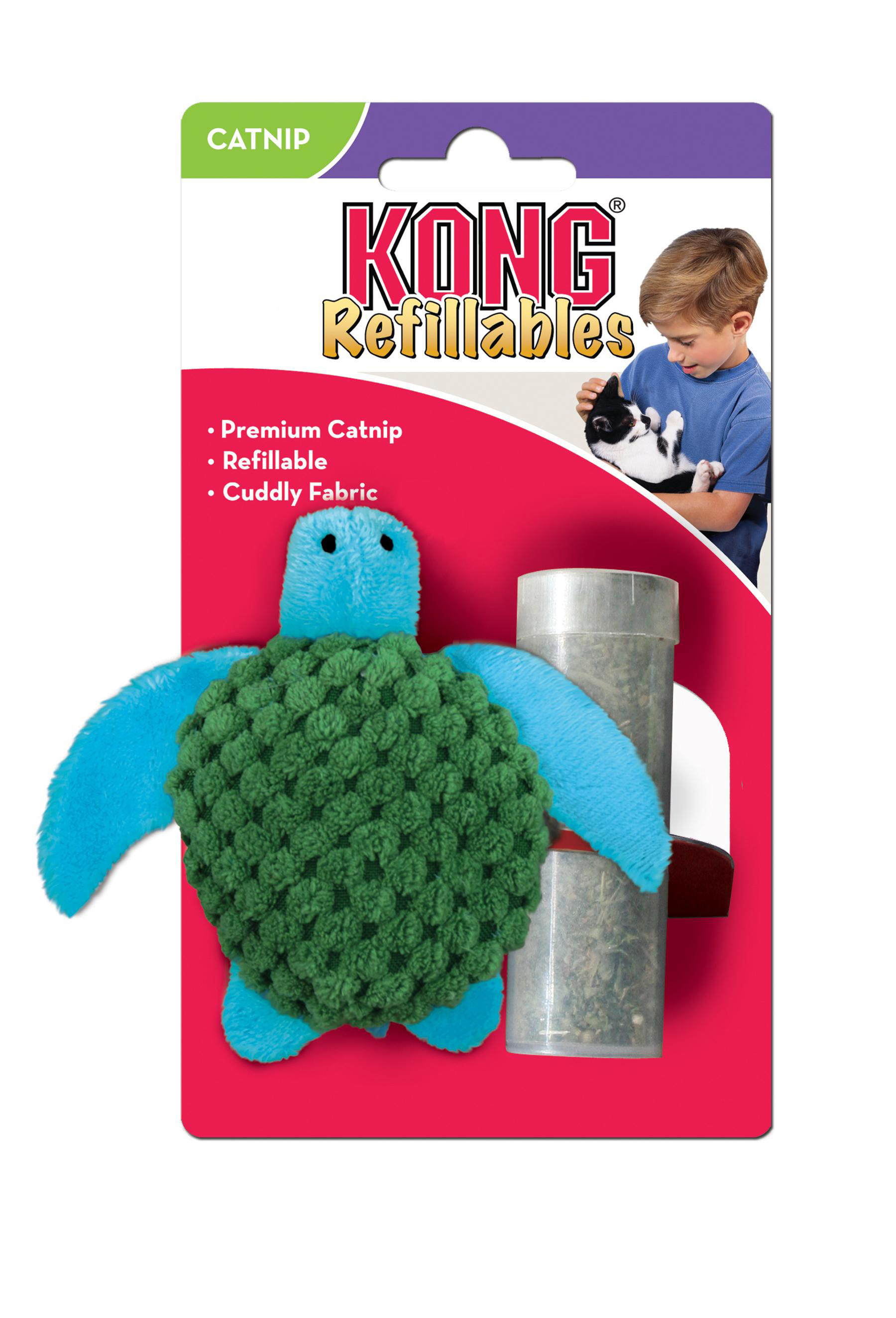 Kattleksak Refillables Turtle Flerfärgad